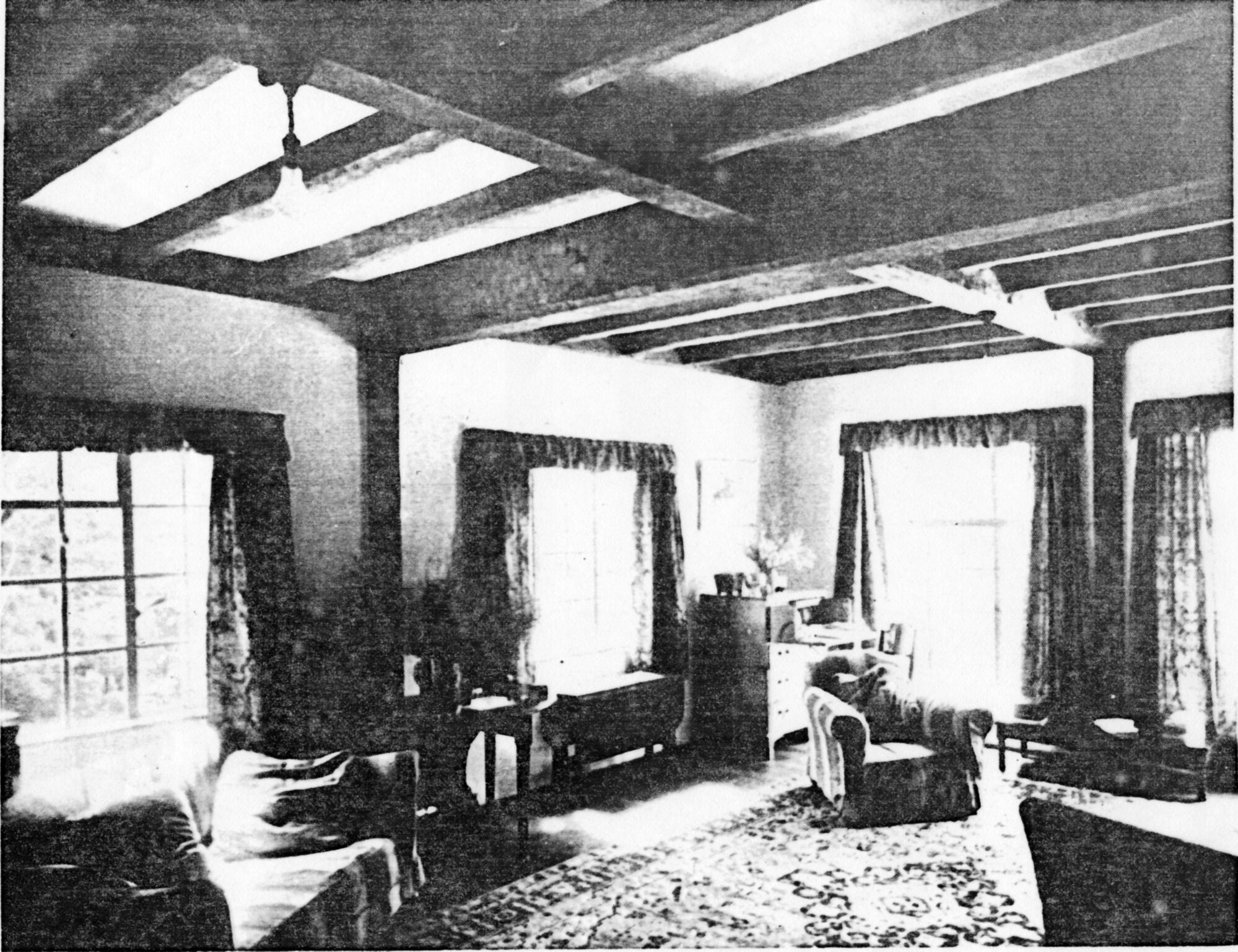 House, Chatsworth Road; No. 71, 'Woodhill'; the drawing room, from the south-east corner.