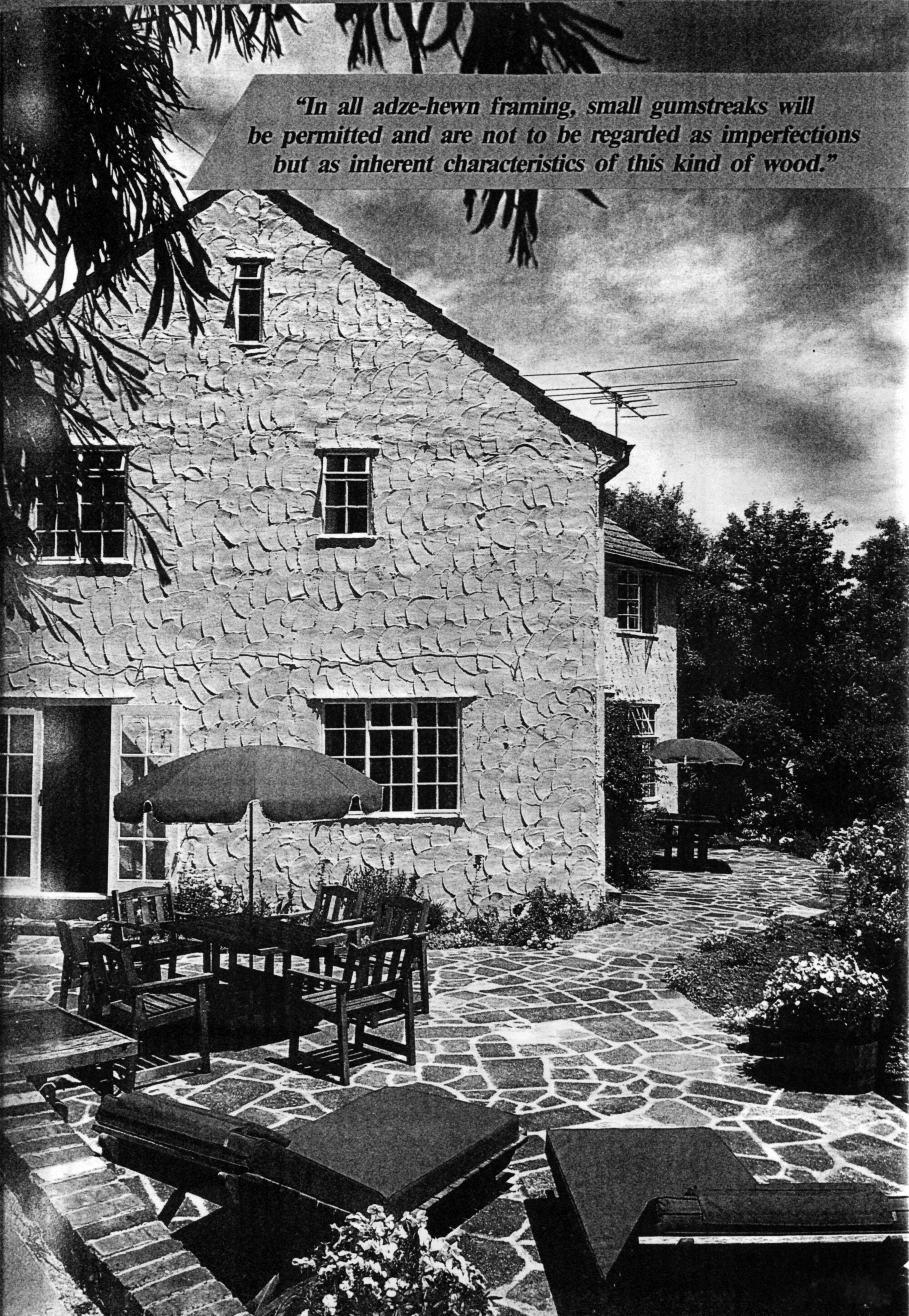 House, Chatsworth Road; No. 71, 'Woodhill'; east wall, and west end of garden front