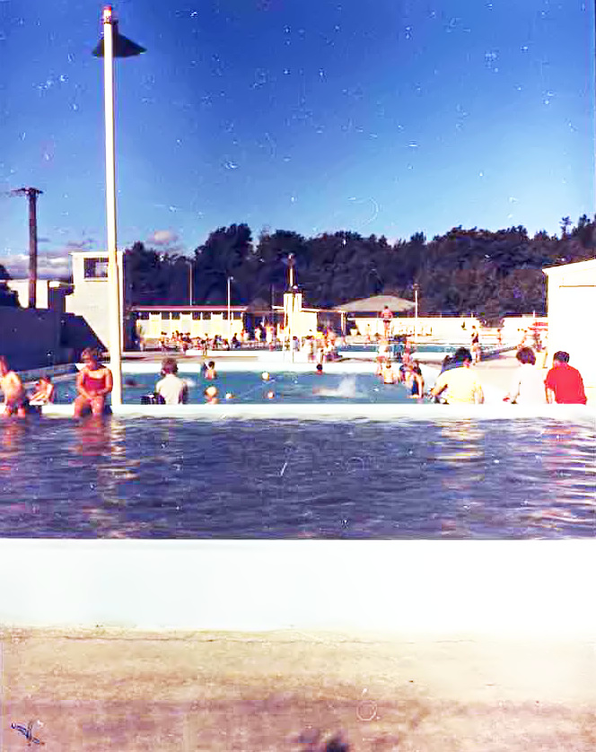 Maidstone Pool; picture 6 from a contact sheet of eight.