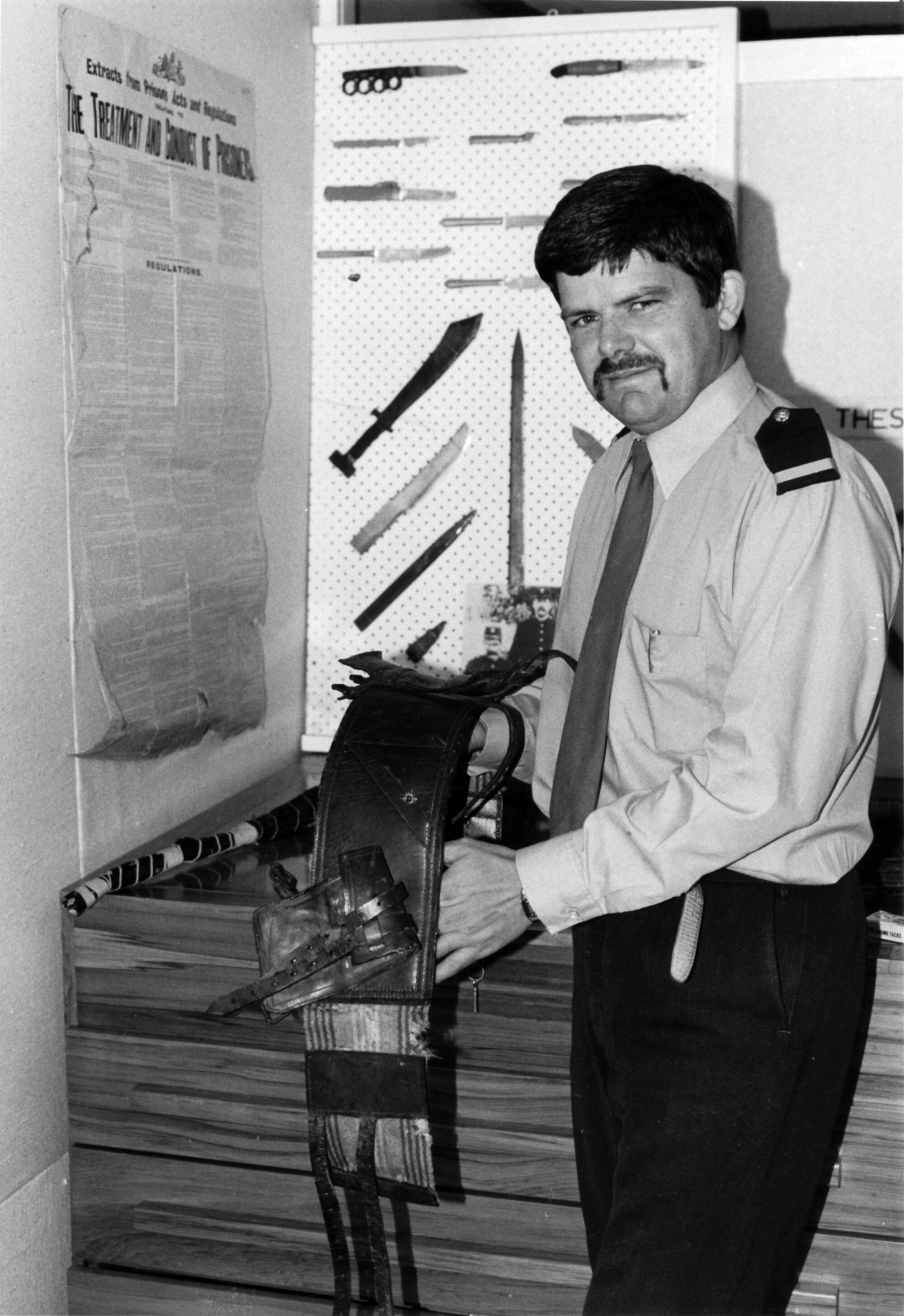 Prison Service National museum; Prison Service Staff Training College Third Officer Richard Jeffrey.