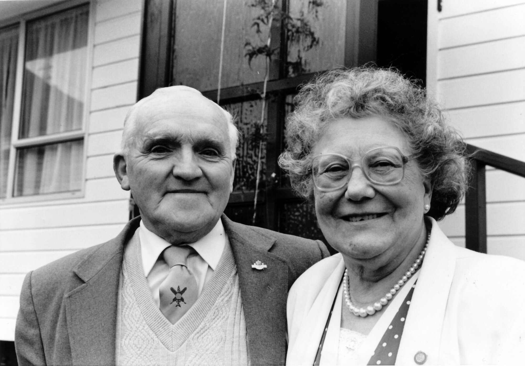 Fred and Isabel Charles; golden wedding.
