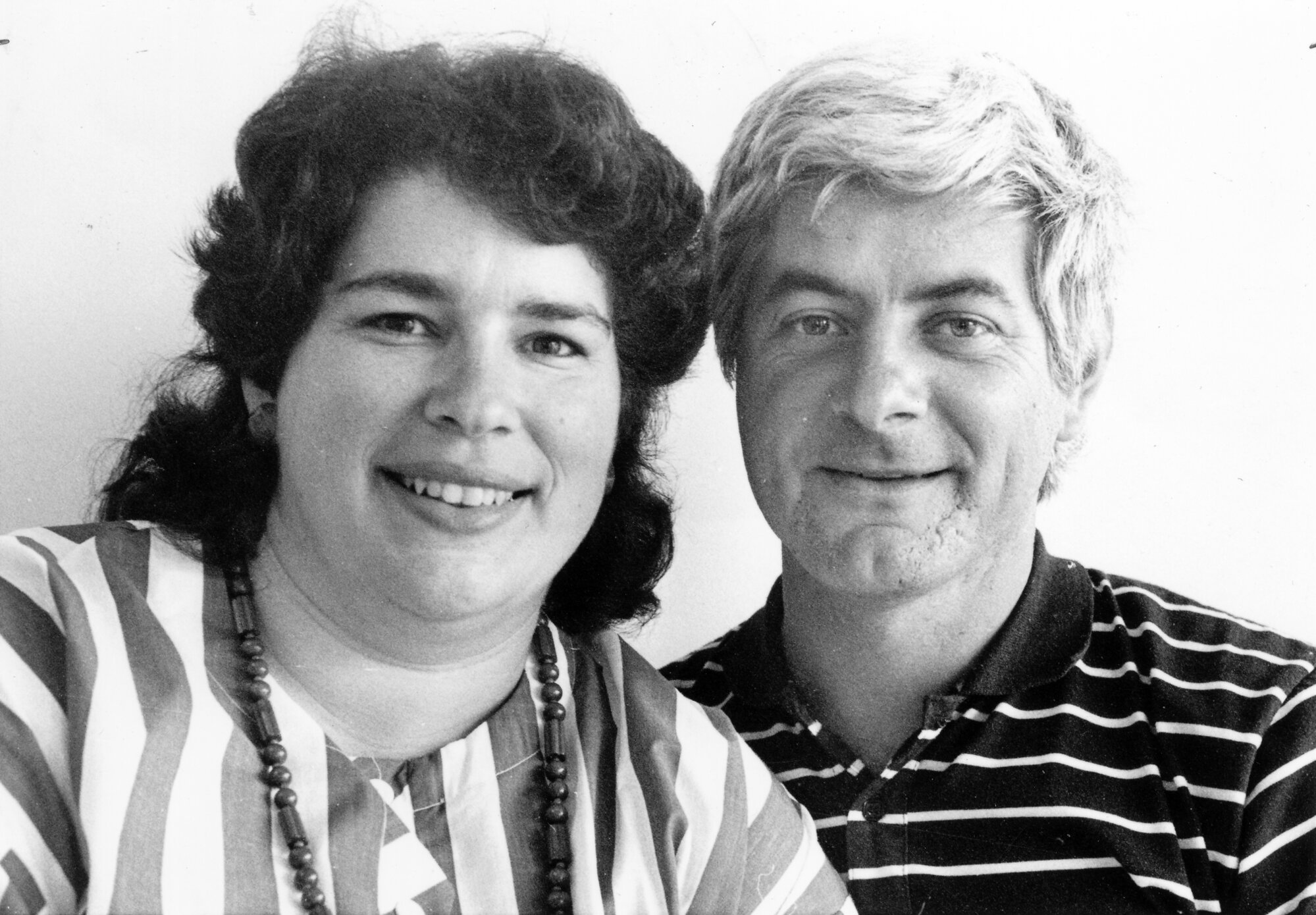 Gloria McGhirr, Media Officer for Family Planning Association with husband Tim