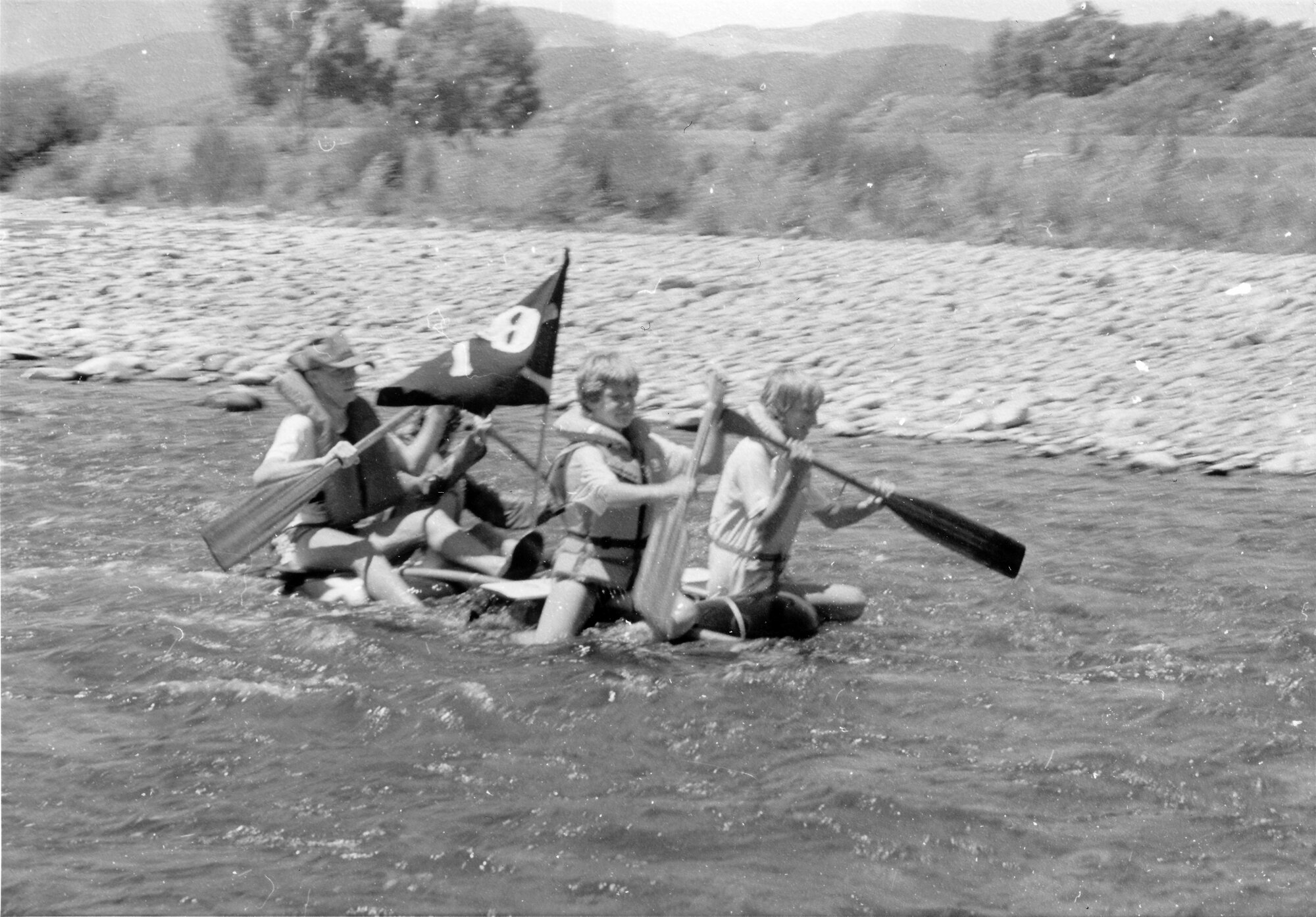Raft race, Moonshine-Silverstream, 1988