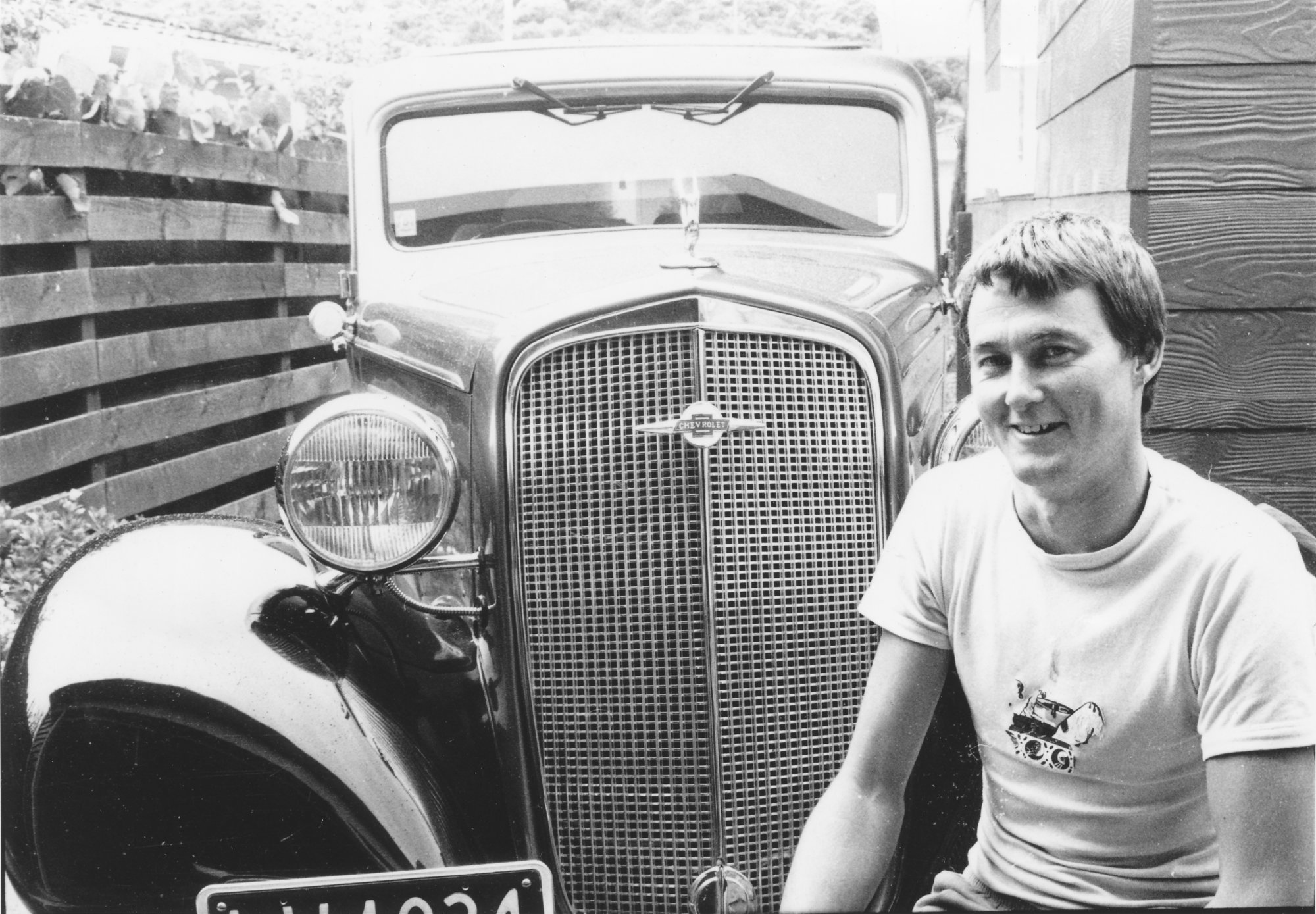 Lindsay Williams and his 1934 Chevrolet Master