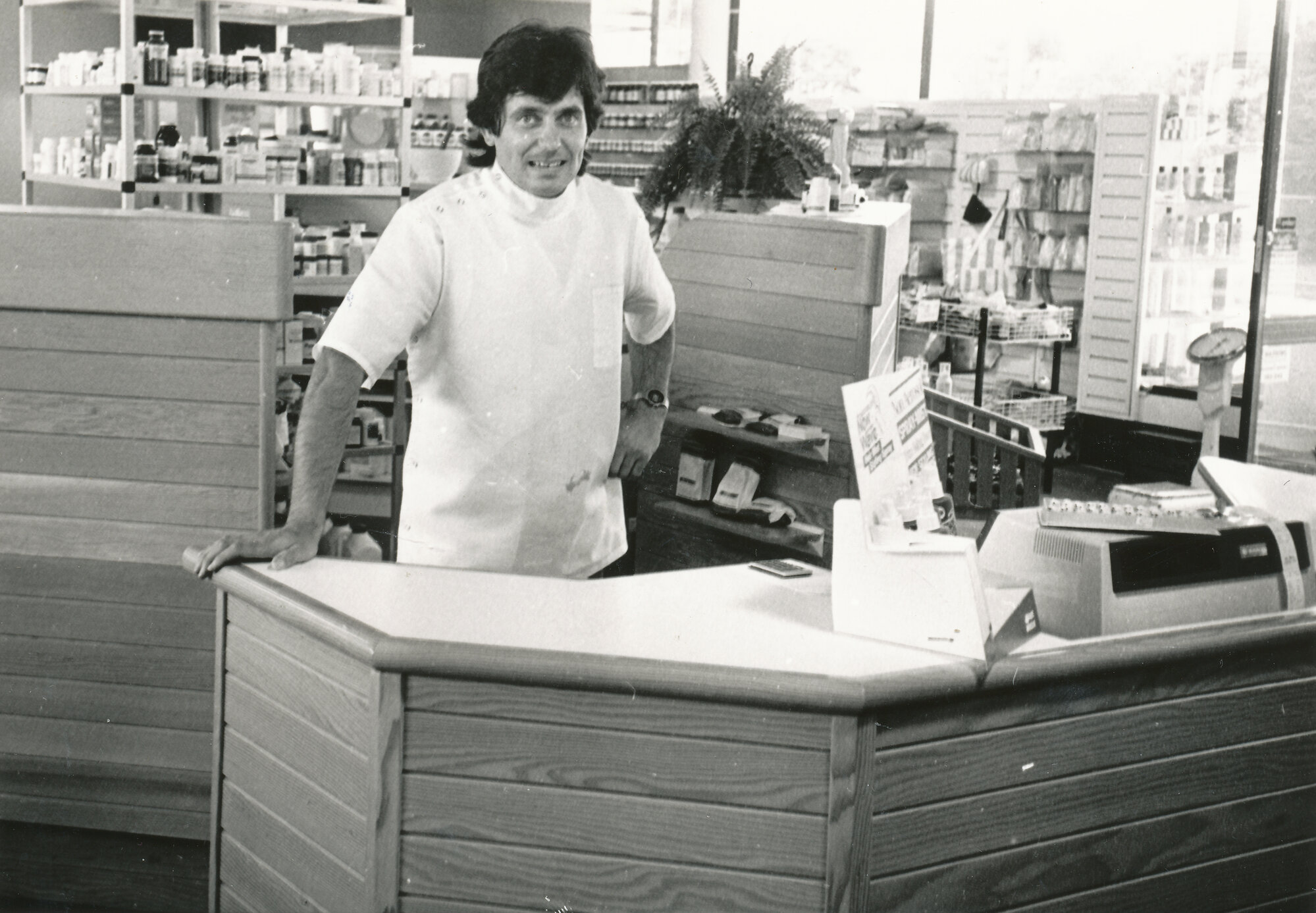 Silverstream Village Mall opens; Doug Fargher, Silverstream Pharmacy.