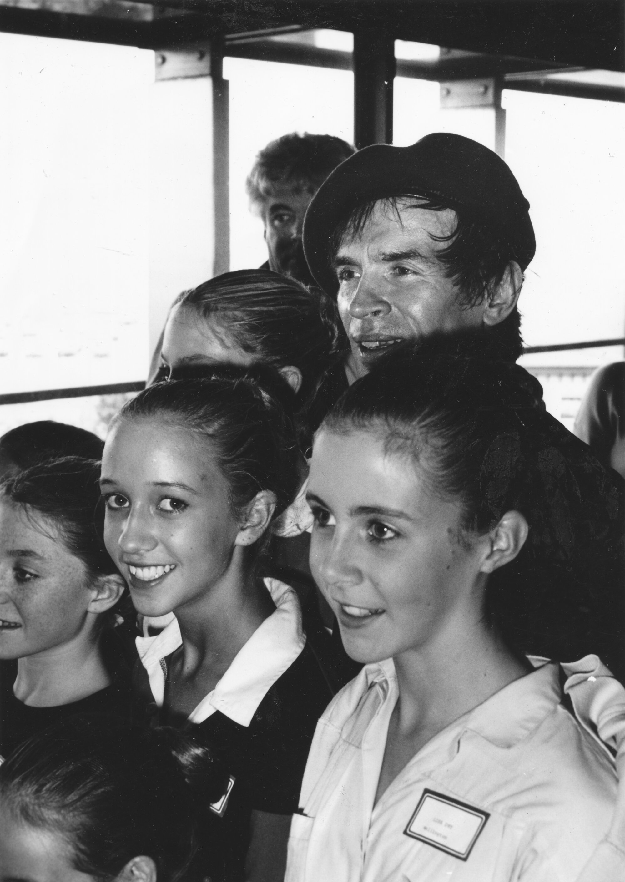Lisa Dry, right, after dancing with Rudolph Nureyev.