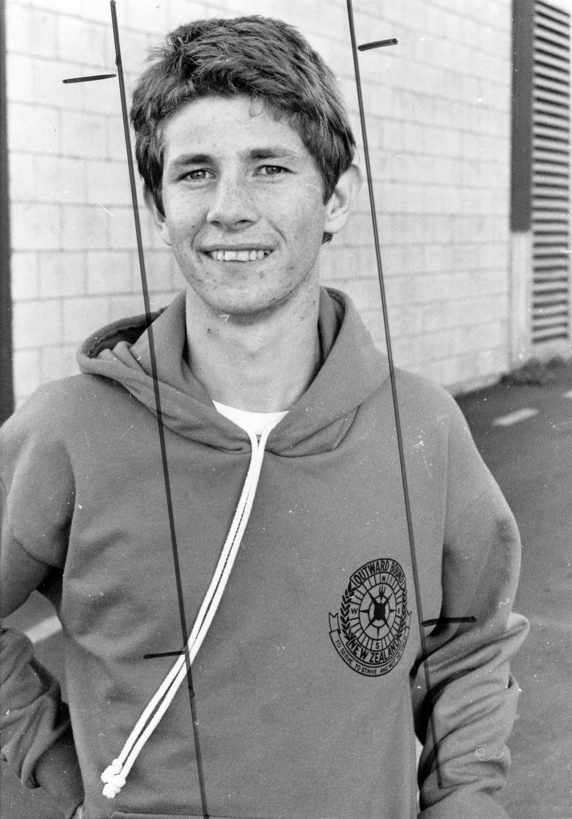 Graham Wills after returning from an Outward Bound course.