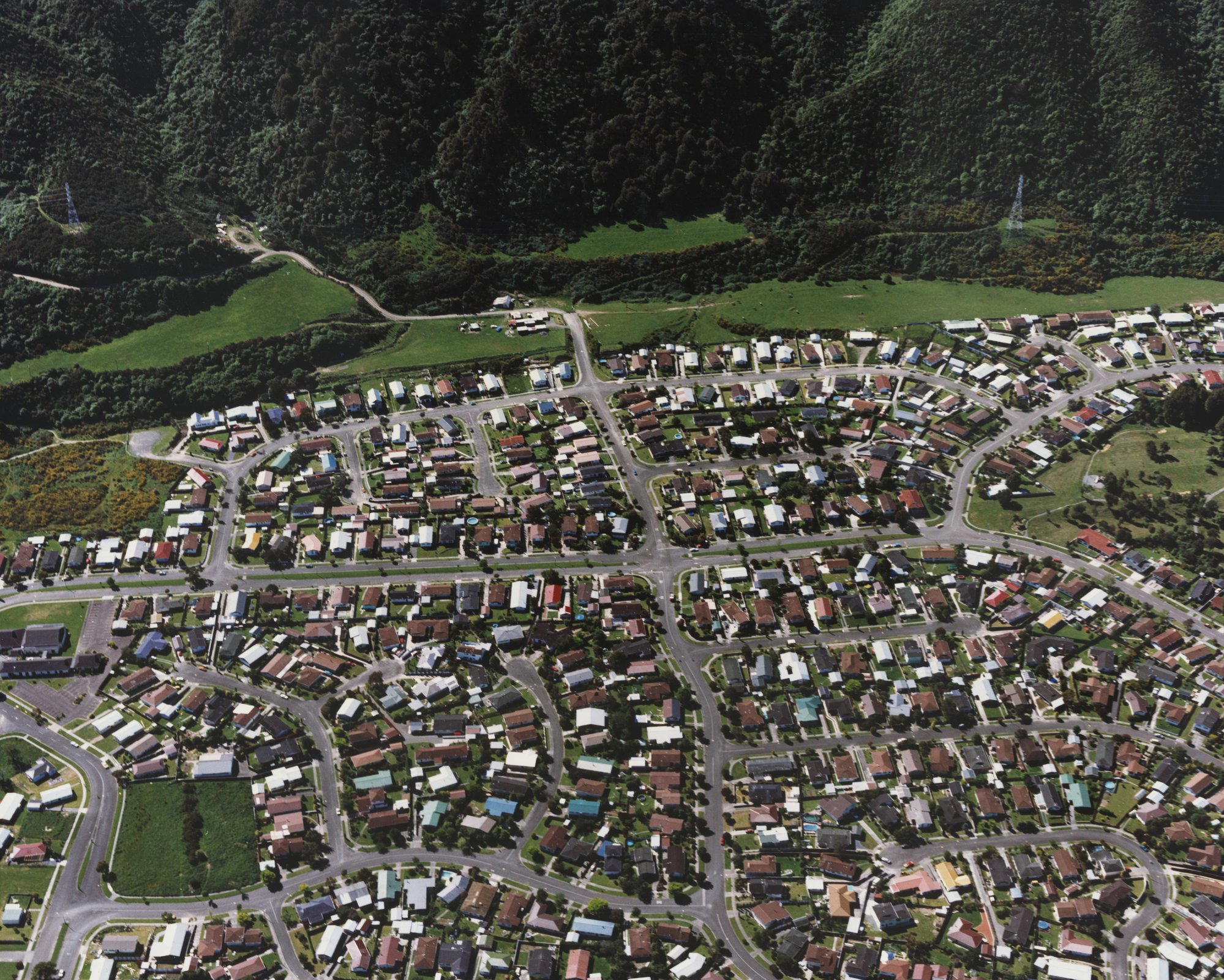 Totara Park; northern part; Wellington fault, California Drive