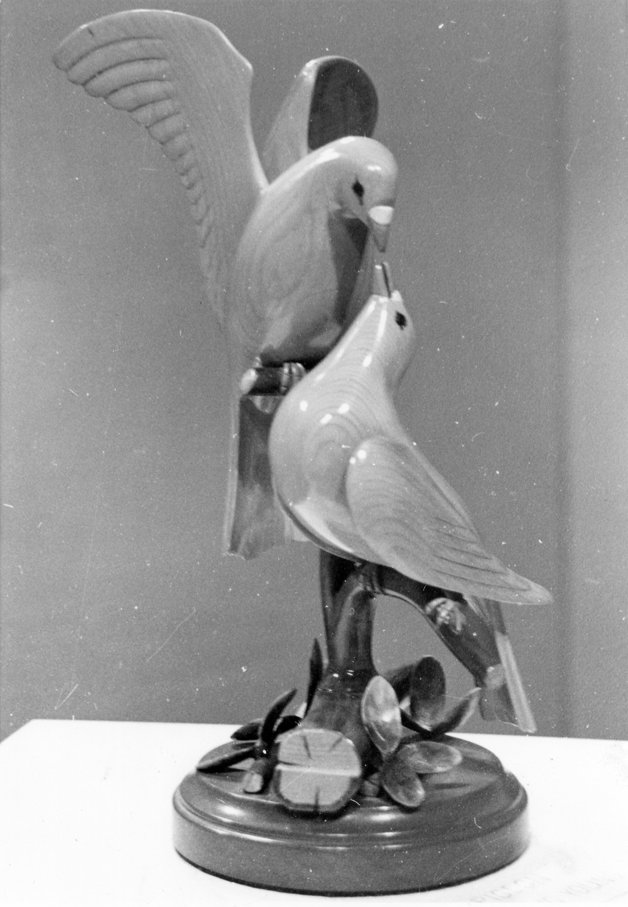 Community Art Gallery; hand-carved and painted wooden birds created by Lower Hutt's Cyril Wills in his retirement.