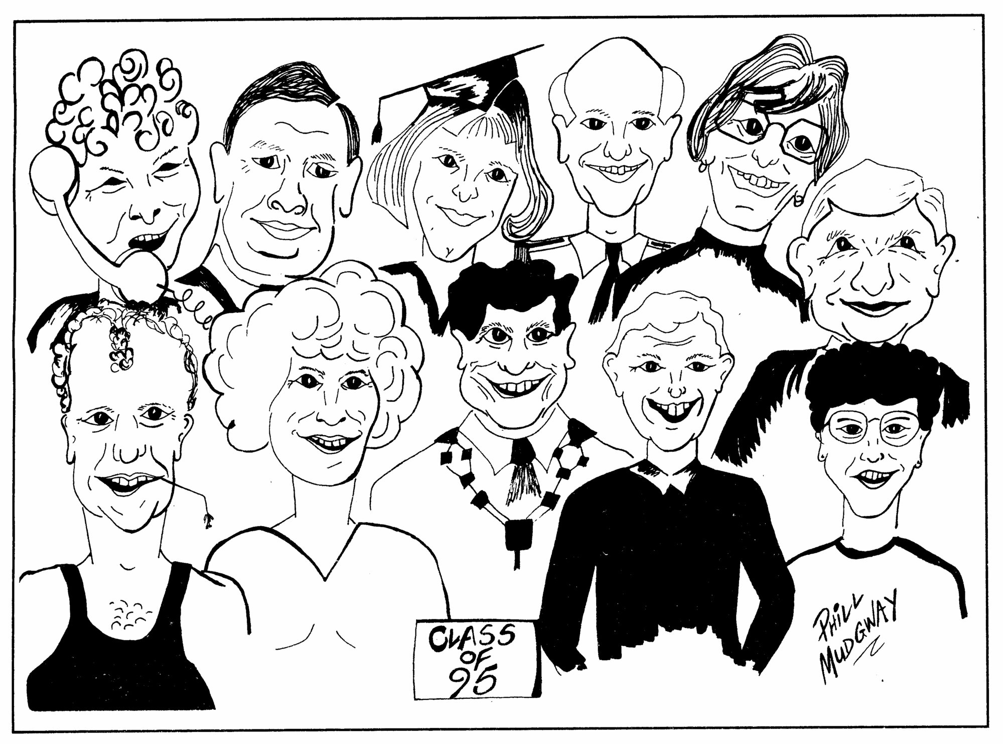 City Council 1995-1998; Phill Mudgway cartoon