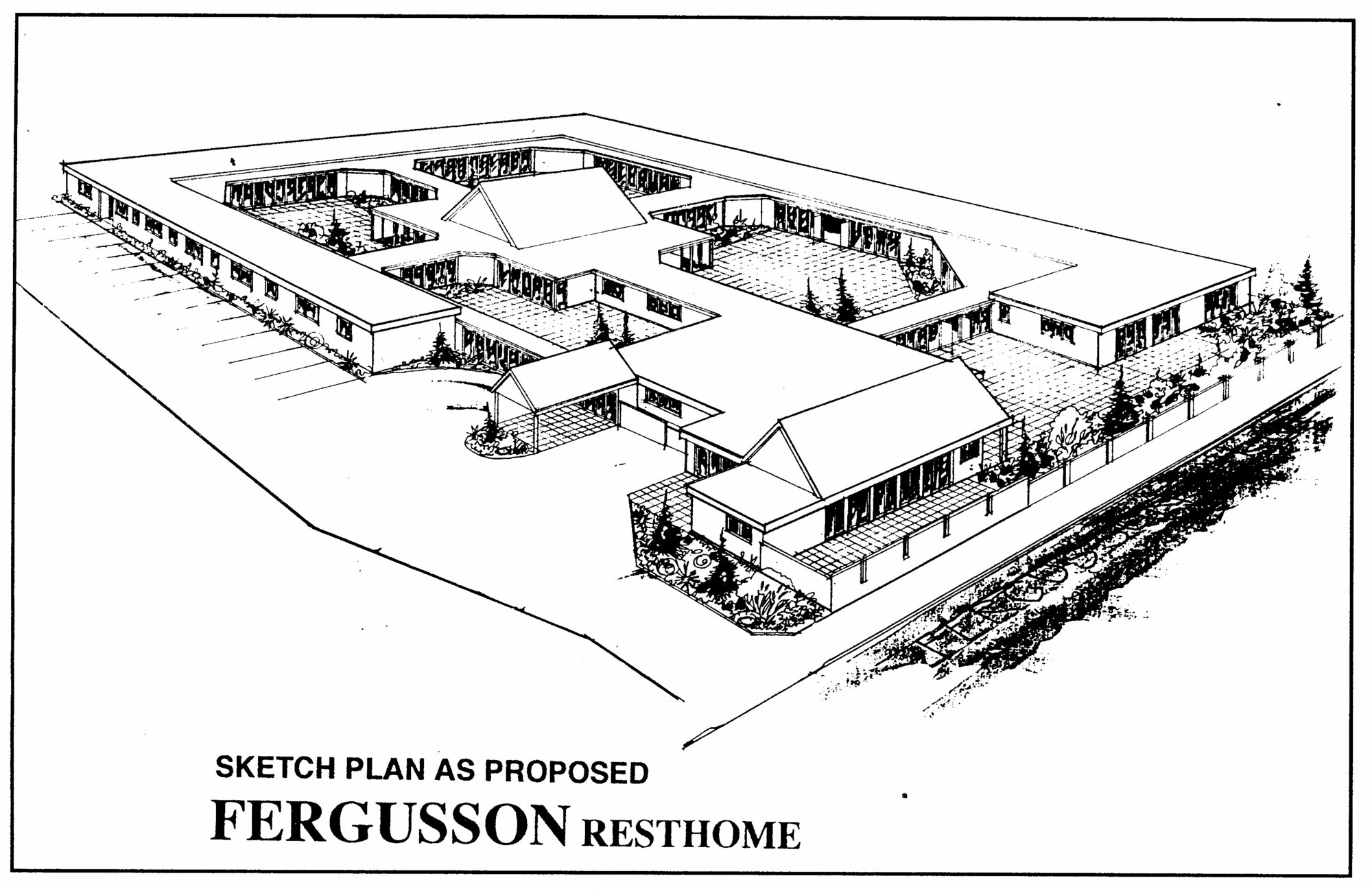 Quinn's Post Motor Inn and restaurant; proposed conversion to Fergusson rest home.