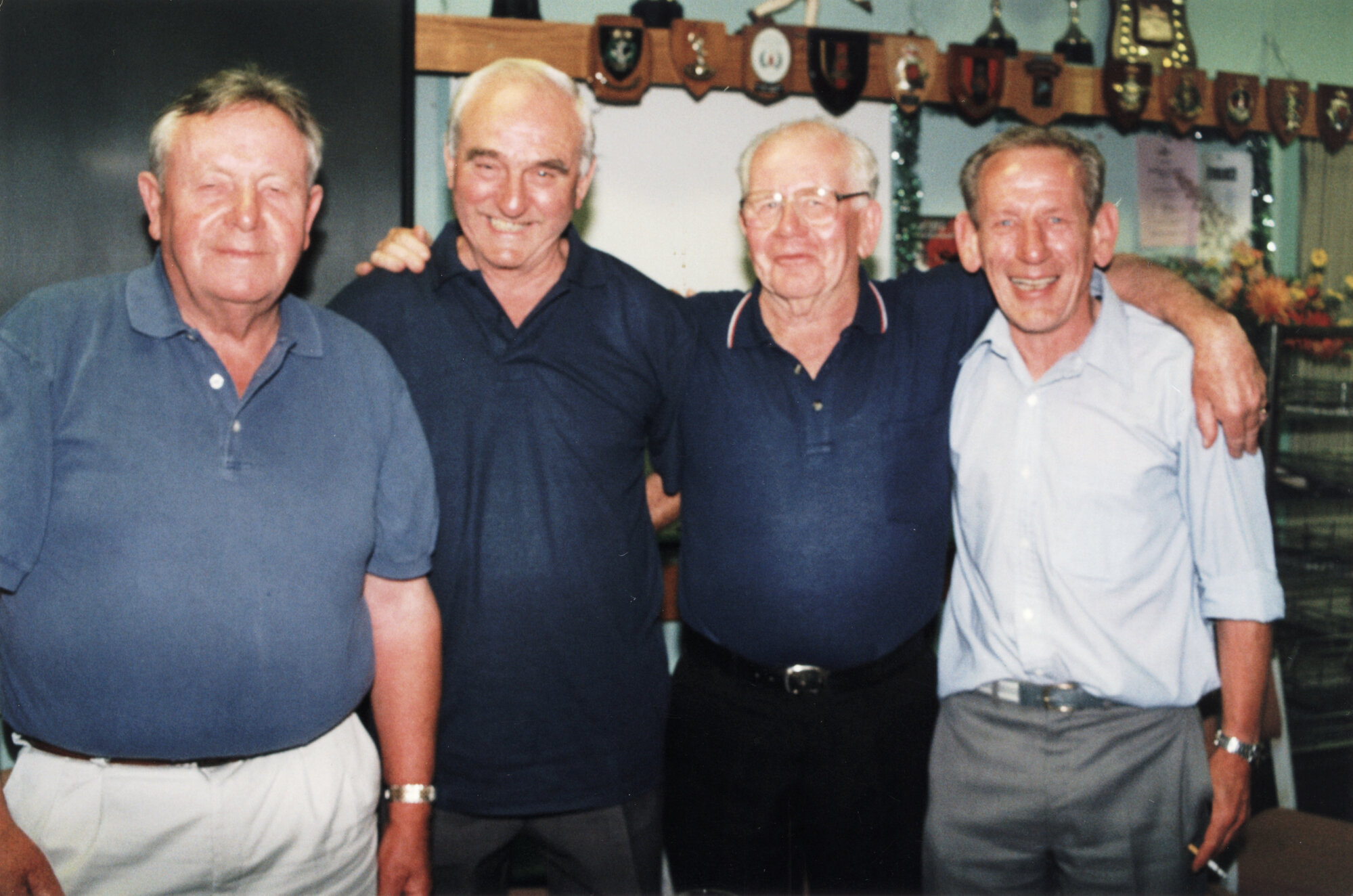 Millennium New Year, RSA; former Scots John Sinclair, Joe Cochrane, George and Bill Walker.