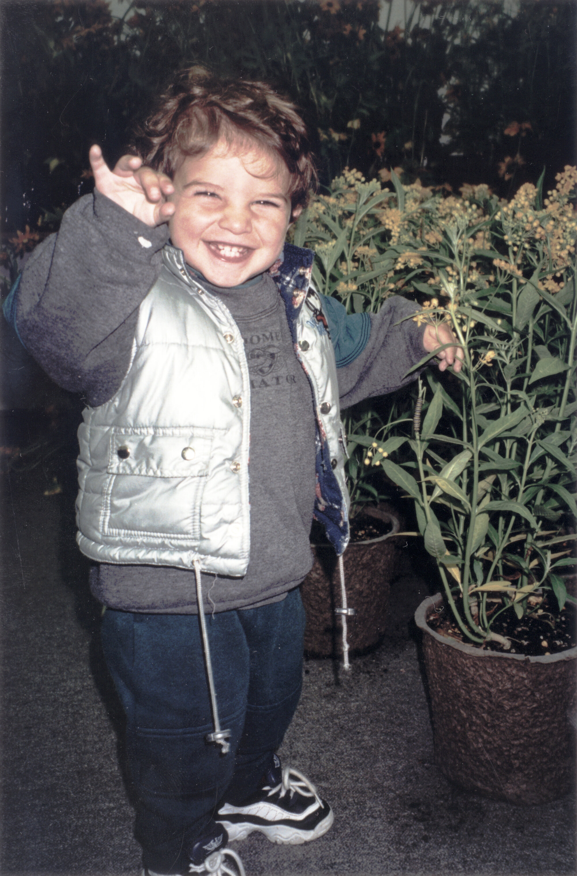 Jacob Warren at Te Omanga Hospice Support Group plant sale