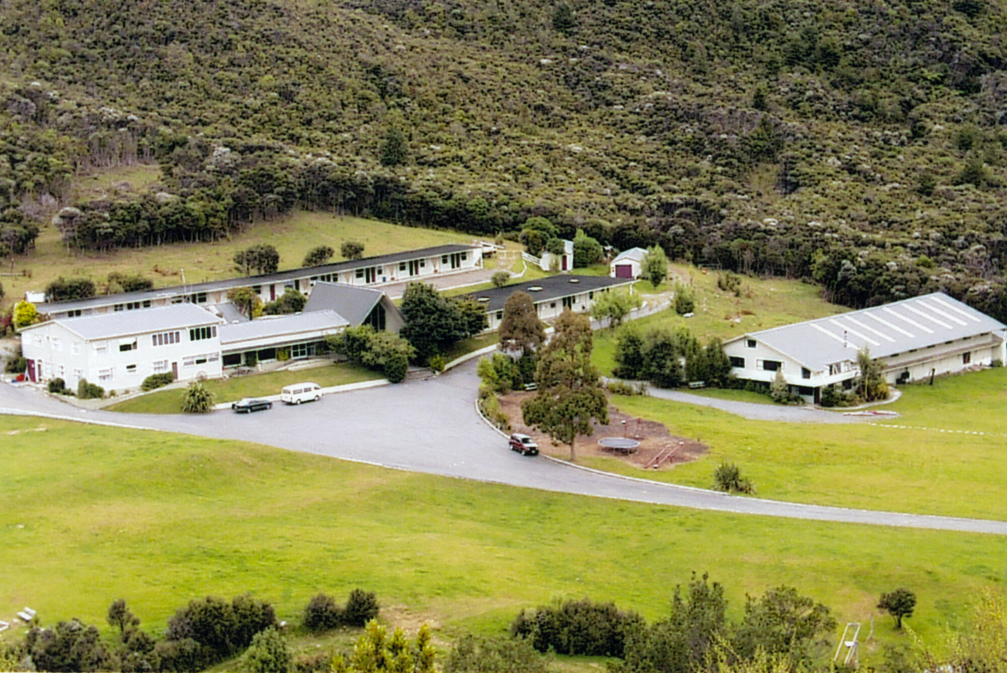 Kiwi Ranch, Kaitoke; aerial view.