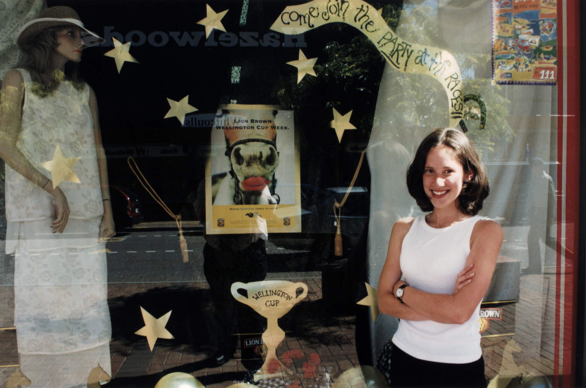 Wellington Cup week shop-dressing competition winner Cherie Muller.