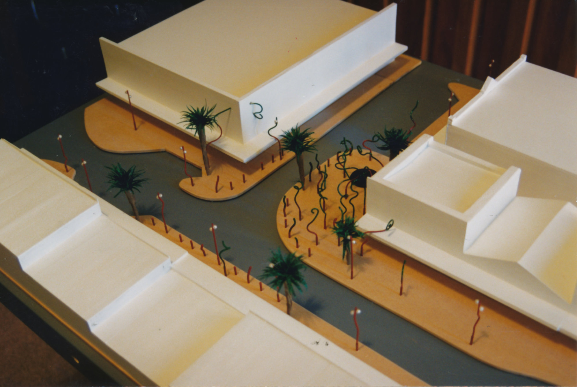 Russell Street; proposed artwork; model.