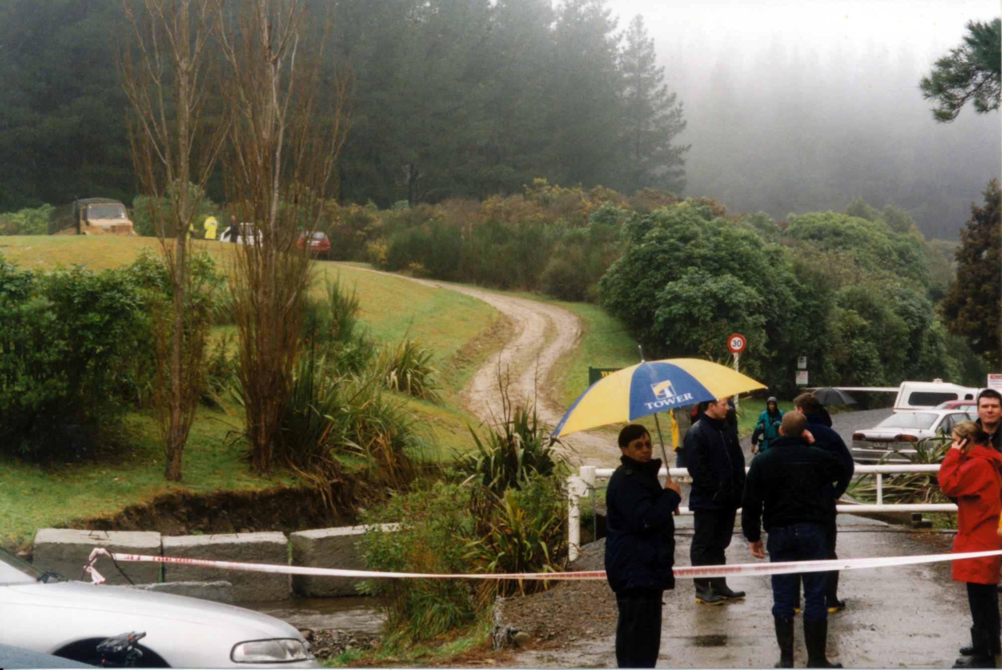 Tunnel Gully; bunker discovered by council workers laying baits for possums.