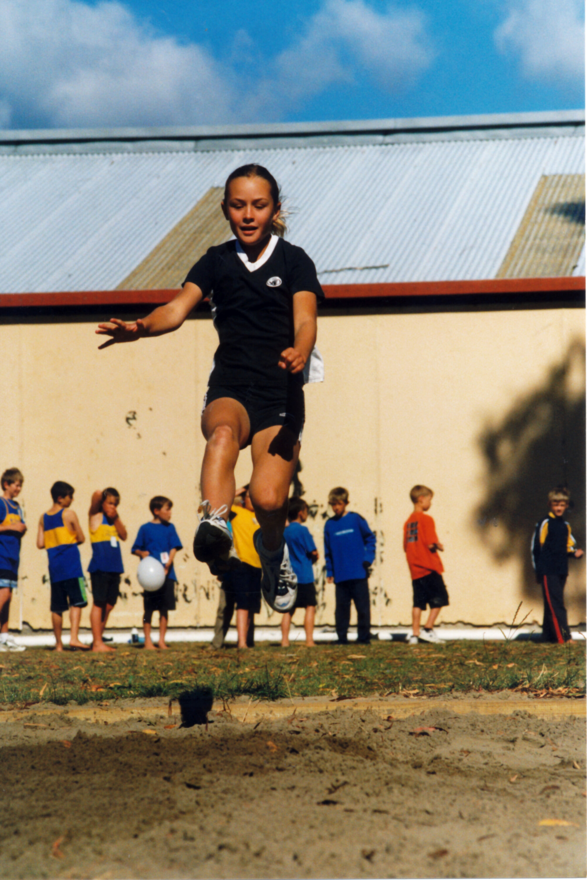 Trentham United Athletics Club&rsquo;s championships; Abbey Jennings in under-11 long jump.