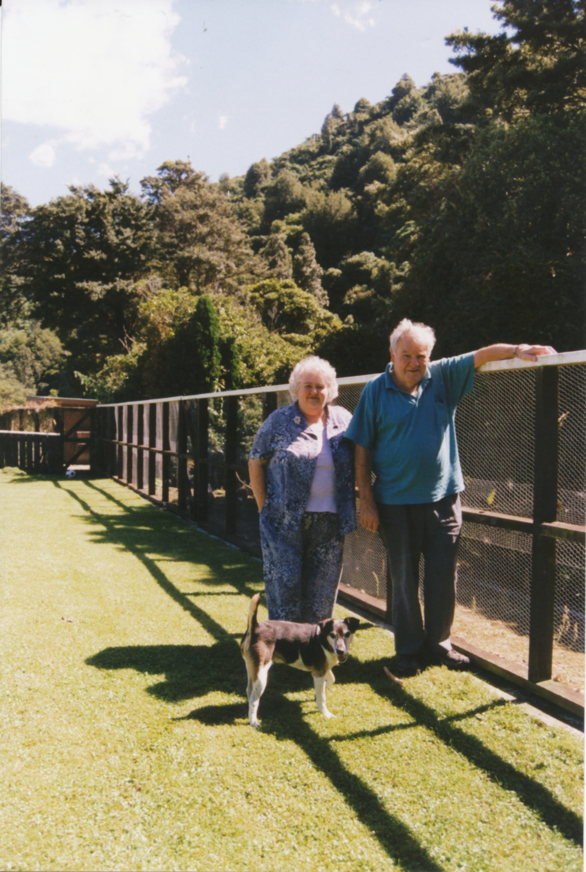 Hutt River Trail to impinge on unofficial back yards; Colleen and Patrick O'Reilly.