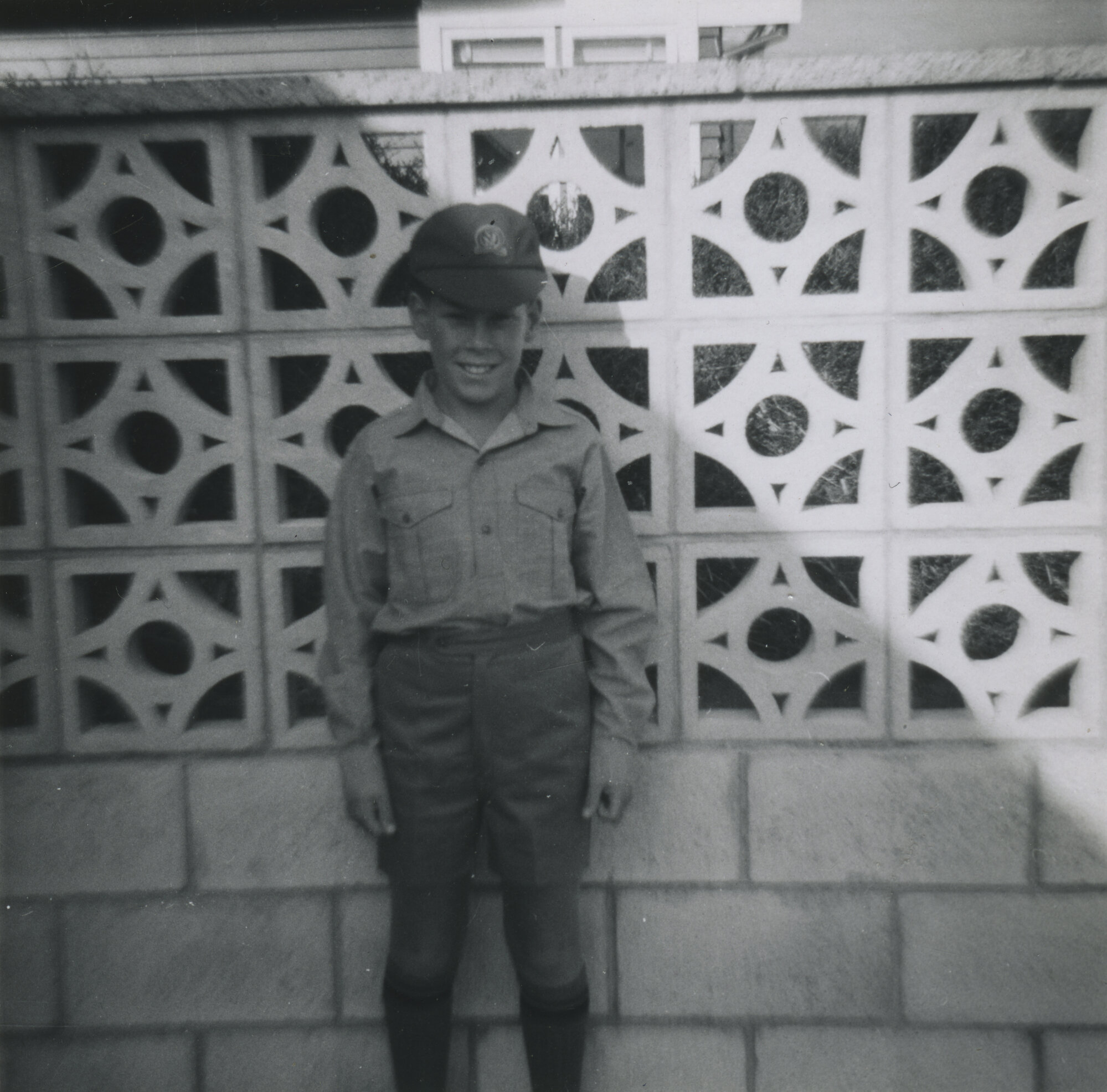 Harris family; David Harris, 1971, when starting at Fergusson Intermediate