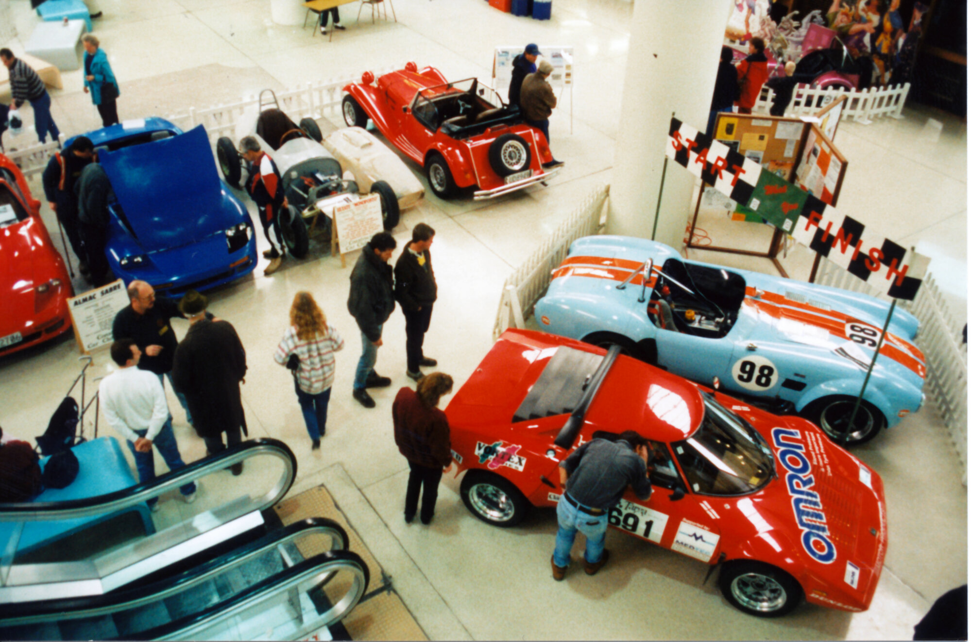Maidstone Mall display; Constructors Car Club.