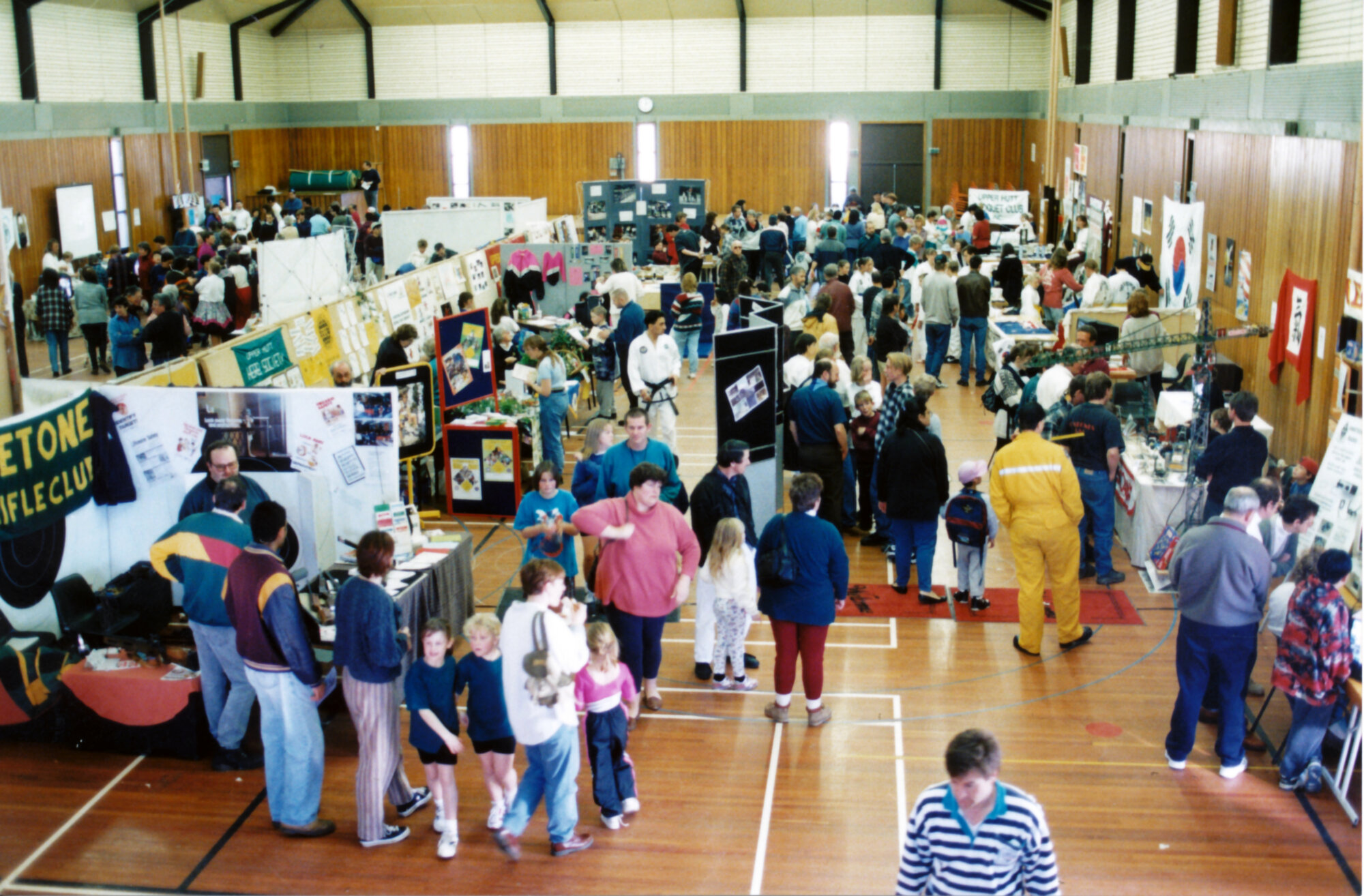 Sport &amp; Leisure Expo; stalls in the civic hall