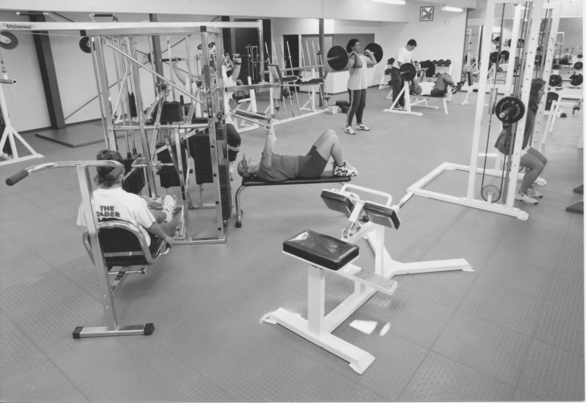 Central Institute of Technology interiors; recreation and fitness centre; new weights room