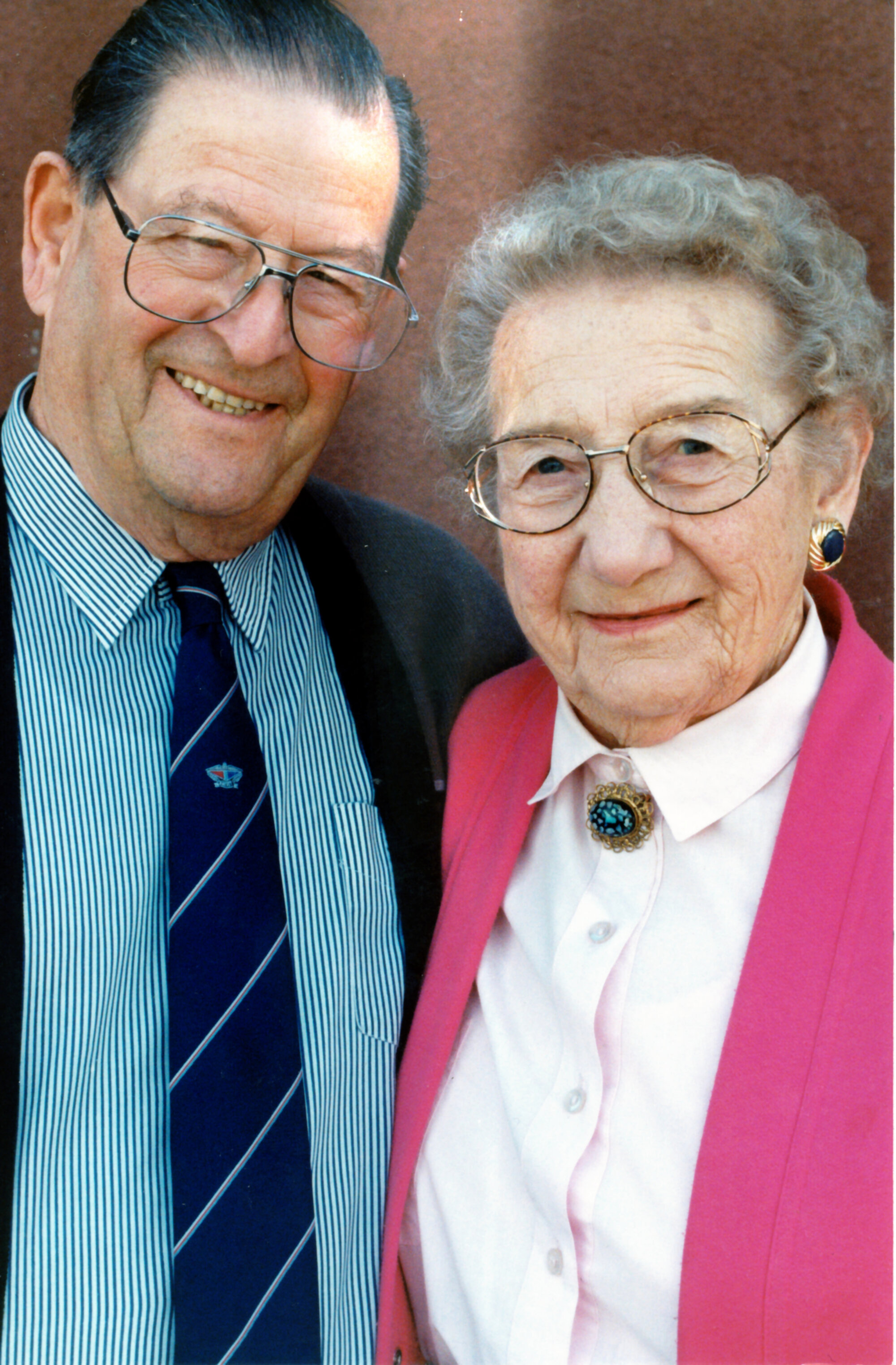 Retired industrial chaplains Ellen and Derek Erskine; golden wedding.