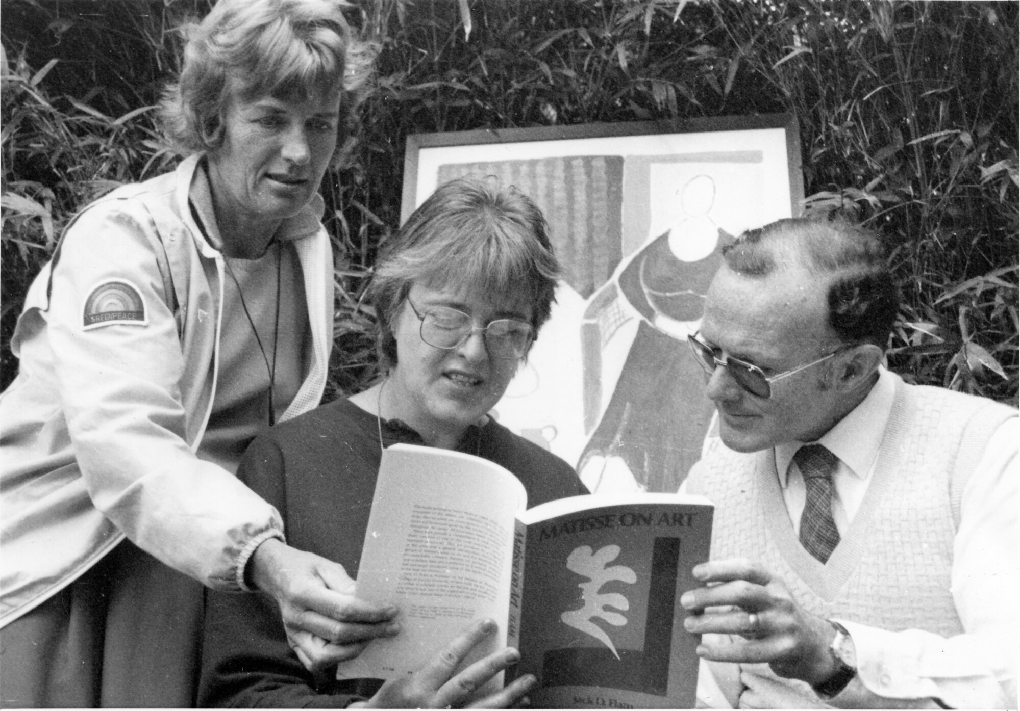 Library; Peace Action donates 'Matisse on Art' in memory of past secretary Janet Lepper.