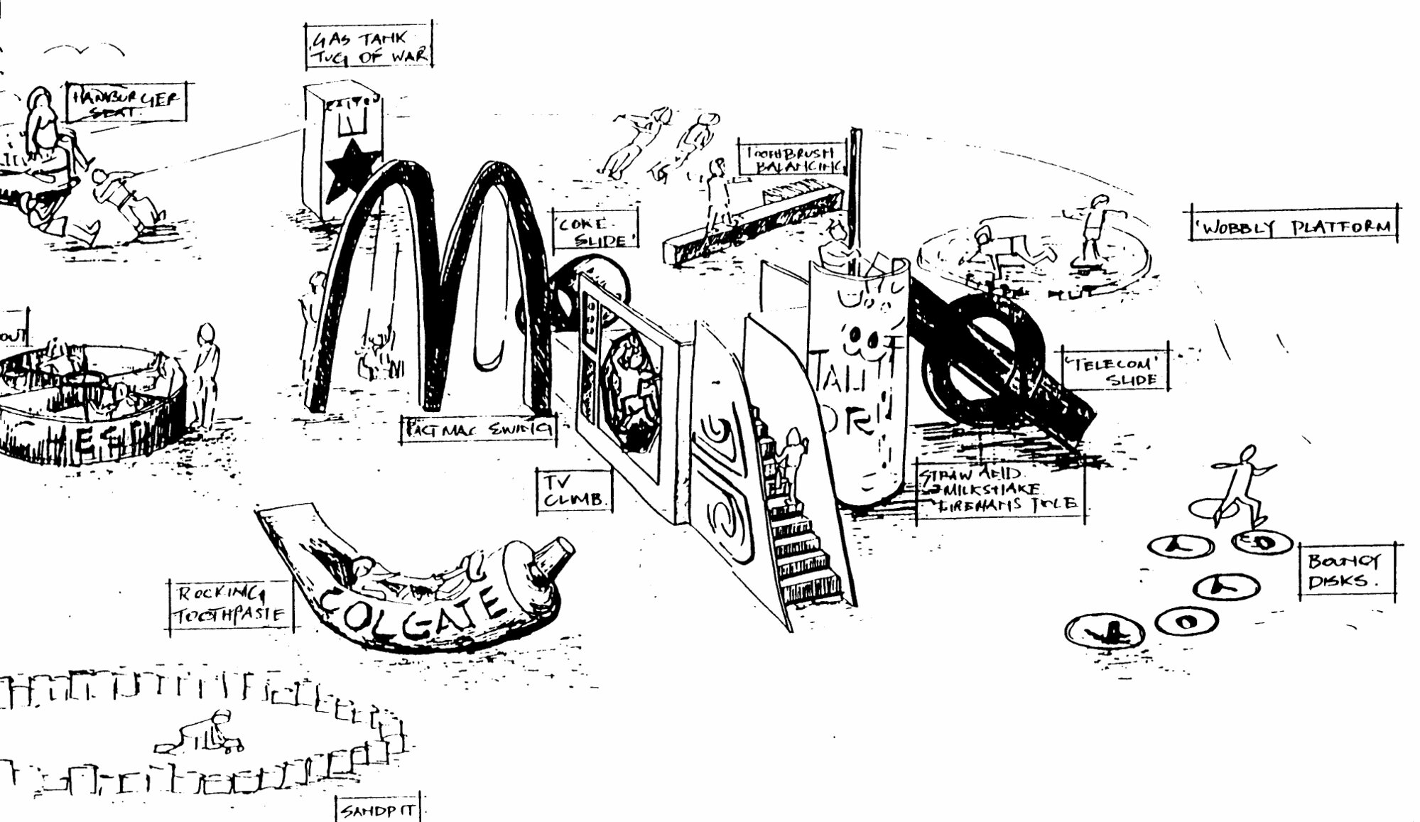 Trentham Memorial Park; Teenee Tinsel Town' proposal.