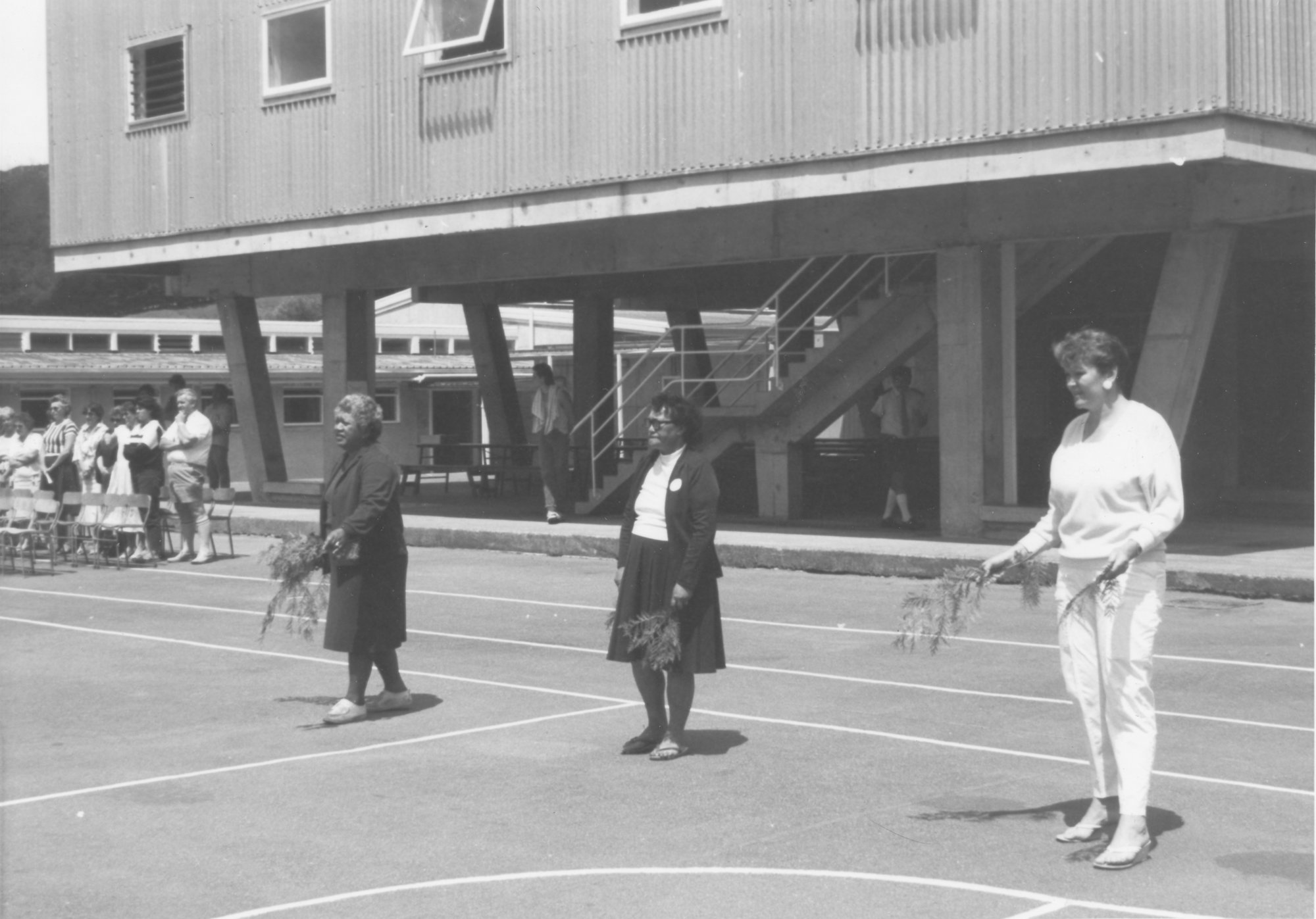 Welcoming visitors to Wi Tako Prison marae