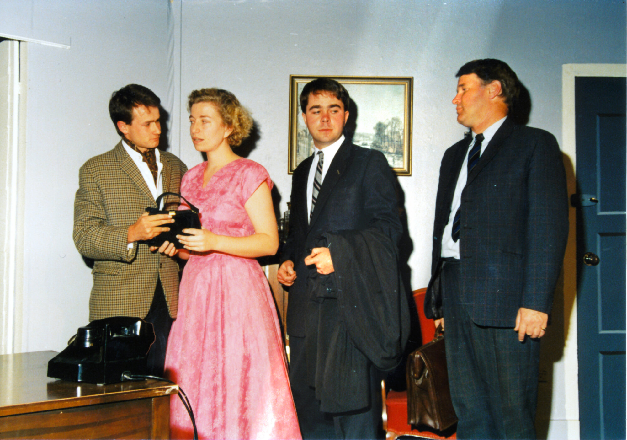 Heretaunga Players; Dial M for Murder; Lance Waker, Alison Hodge, Adam Blackwell, John Kelly.