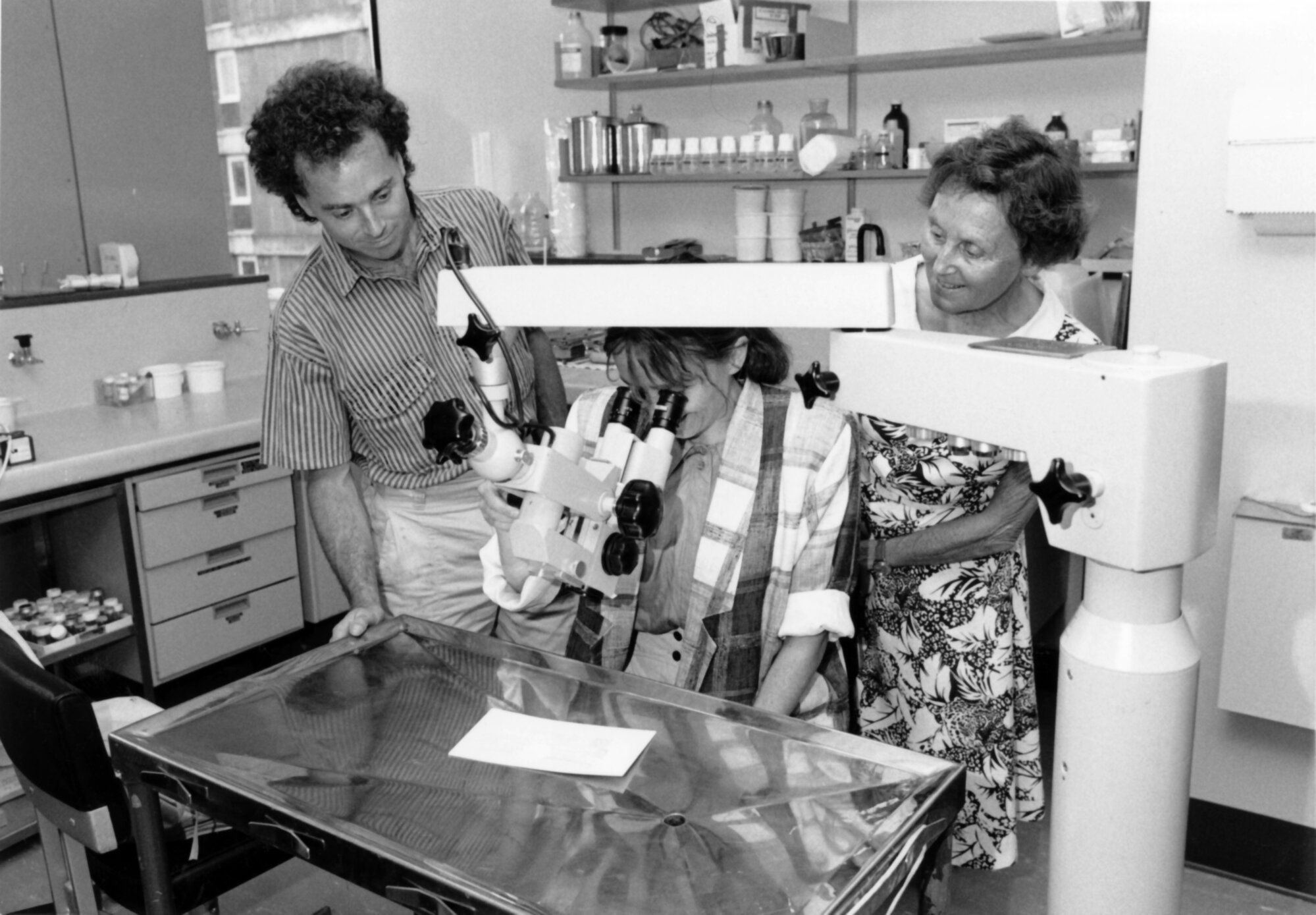 Scaife family and Malaghan Research institute operating microscope