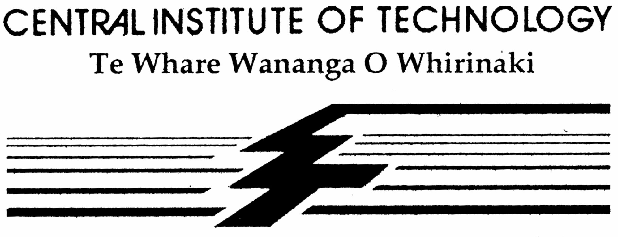 Central Institute of Technology; logo used in advertising up to May 1991.