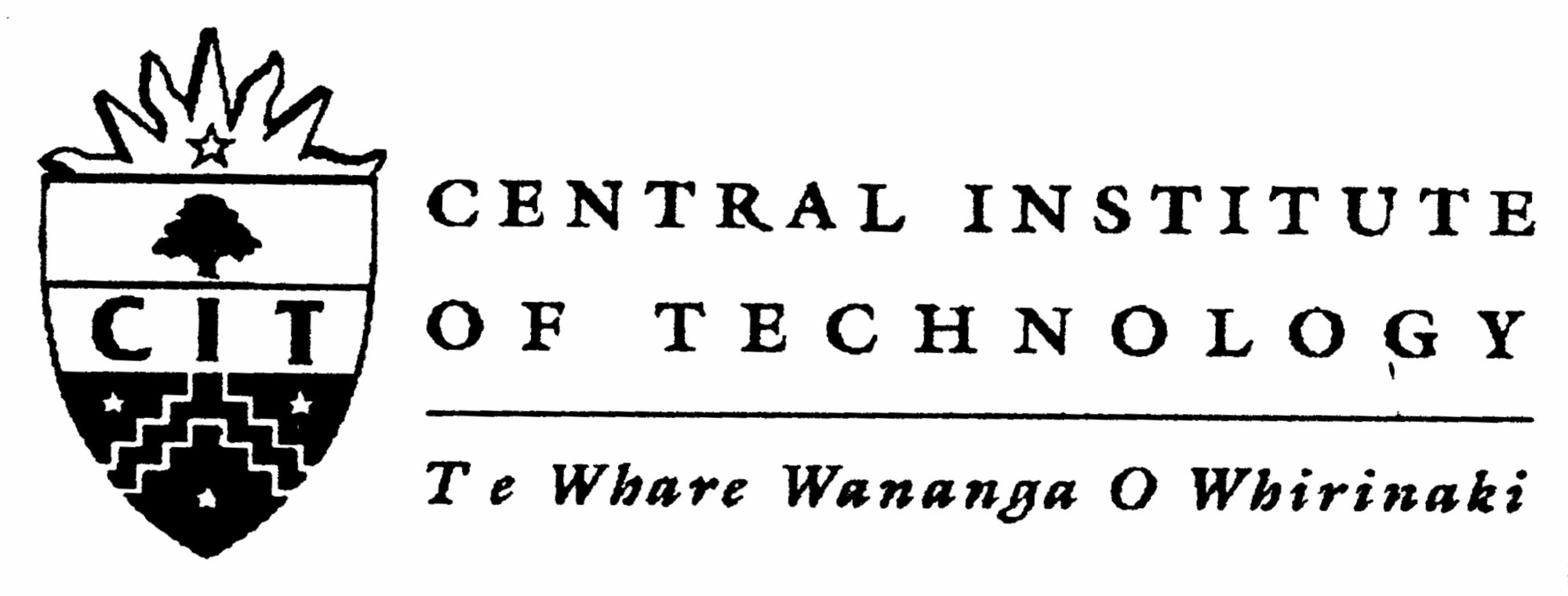 Central Institute of Technology; logo and coat of arms, May 1991
