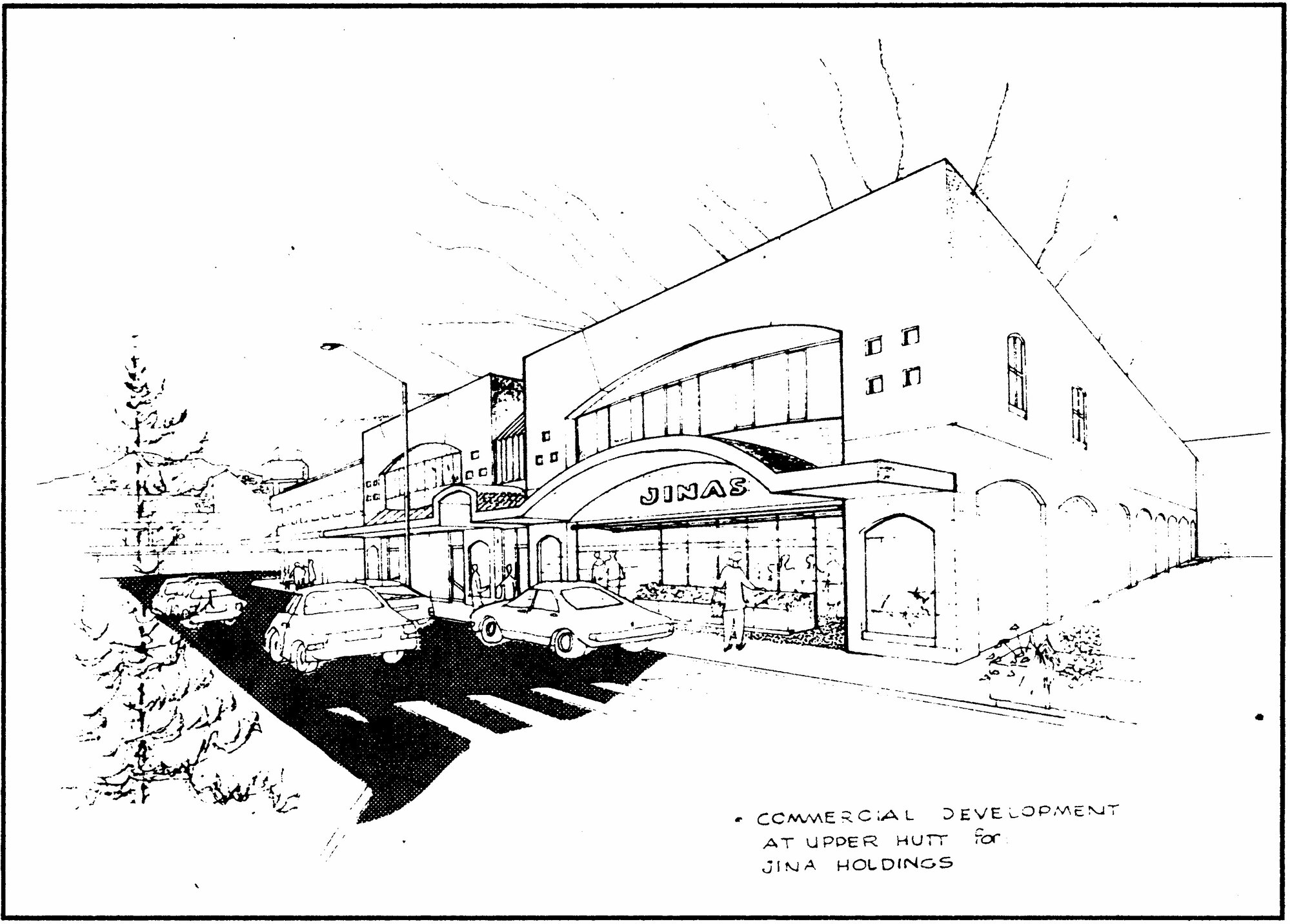 Geange Street; No.  7; Jina's World of Fresh Produce; proposed new buildings.