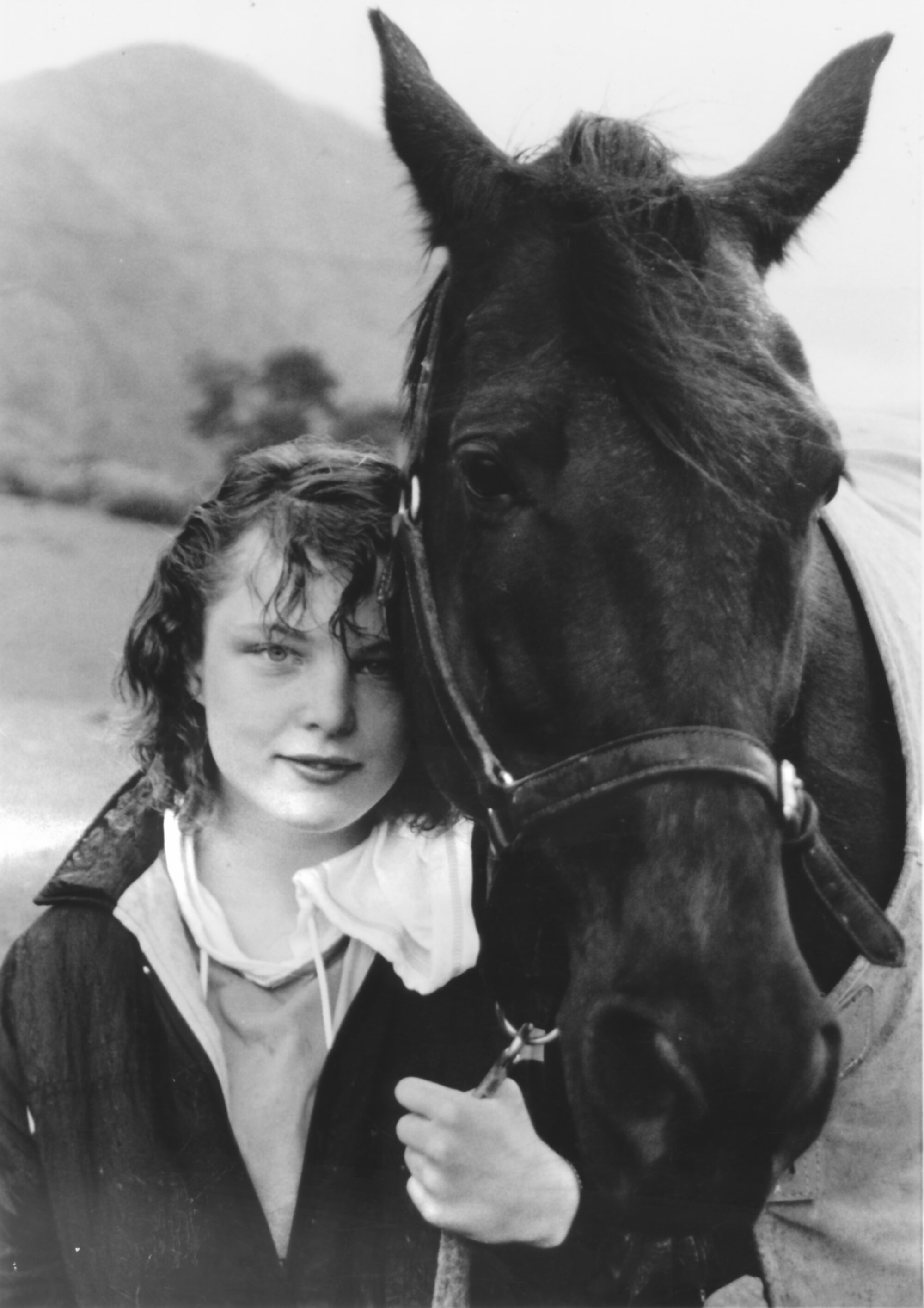 Sara Rule, 15, disabled rider, and Nugget.