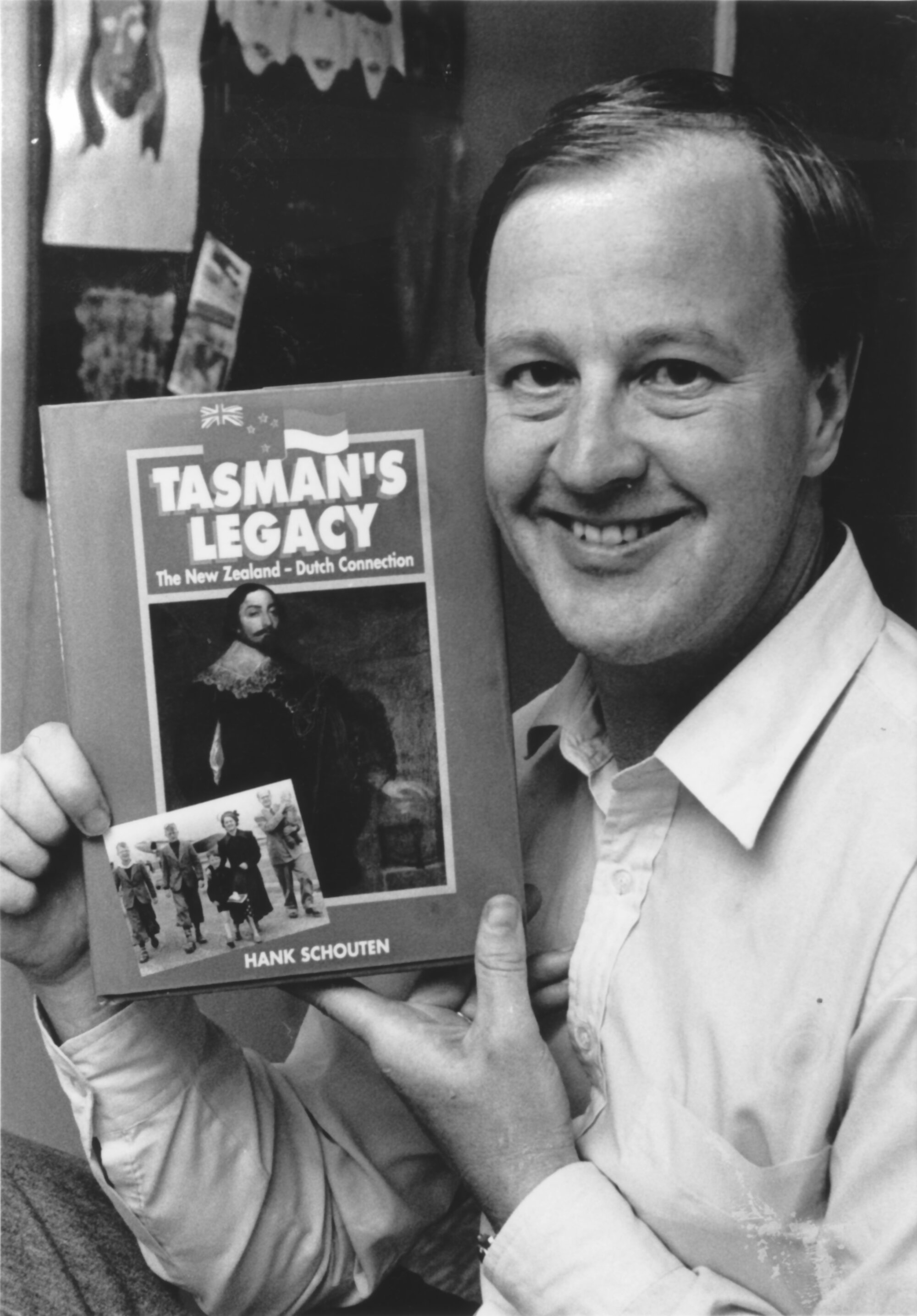 Upper Hutt Leader staff; former editor Hank Schouten publishes "Tasman's Legacy", about Dutch migration.