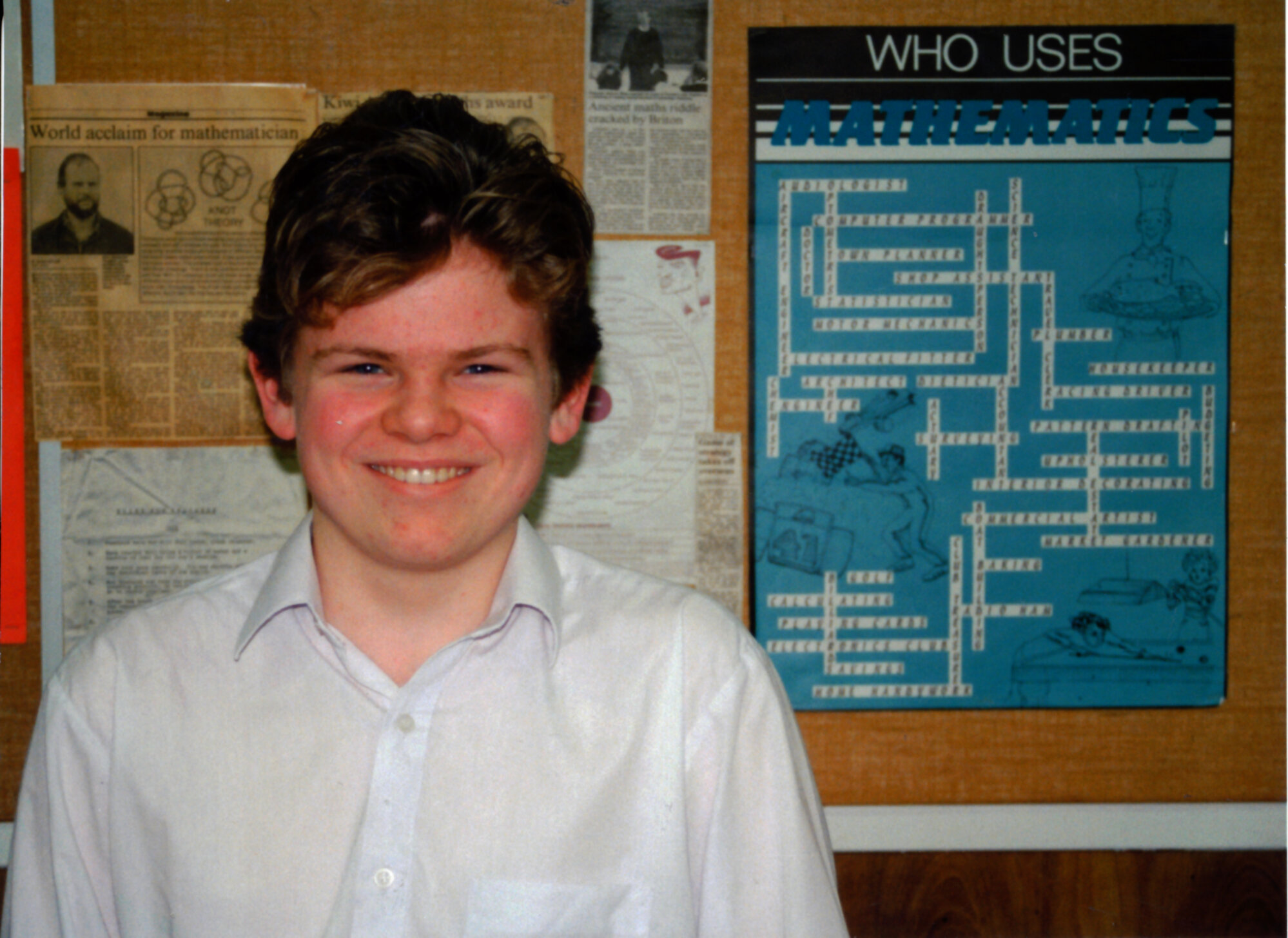 Heretaunga College; Samuel Vilain third-equal among 2600 fifth-form students in maths competition.
