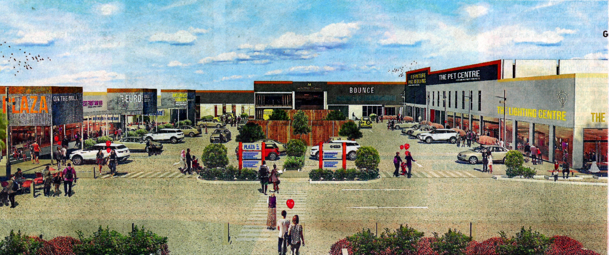 The Mall; proposals for upgrade, west of Logan Street