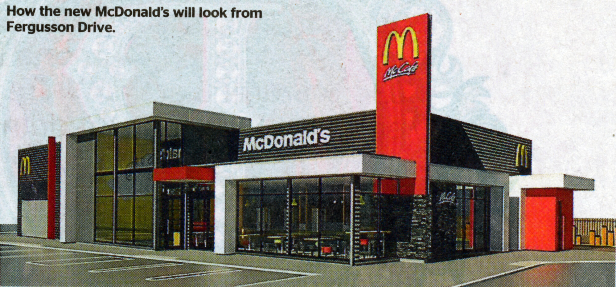 McDonald's second restaurant, Silverstream, to be rebuilt.