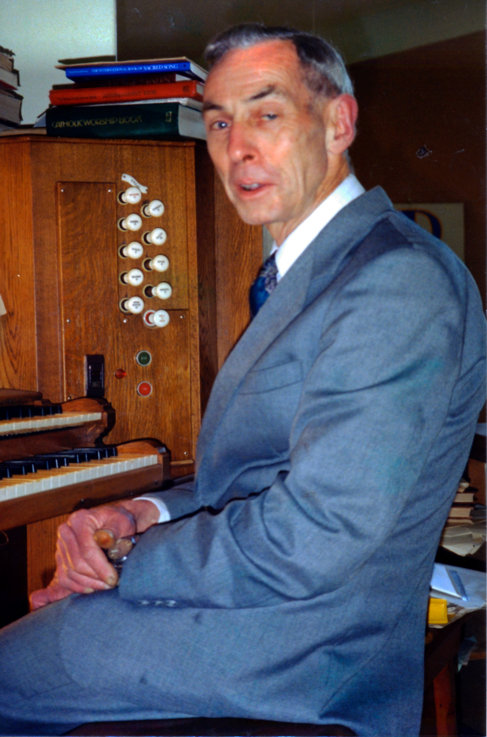 Tom Sims, organist at Our Lady of Grace church, awarded a Papal Knighthood.