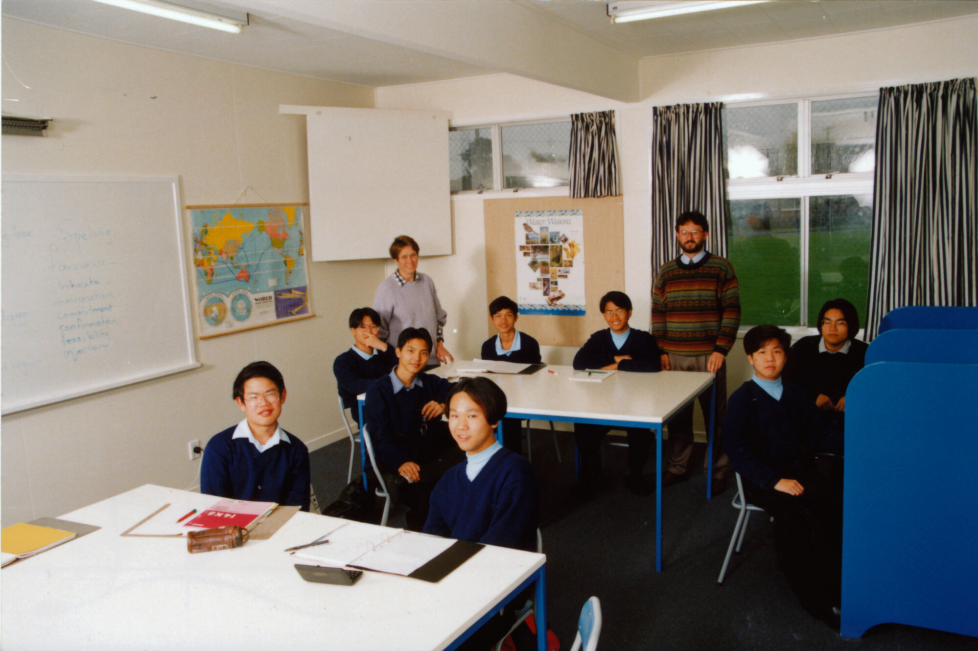 Upper Hutt College; fee-paying students in the English-language unit.