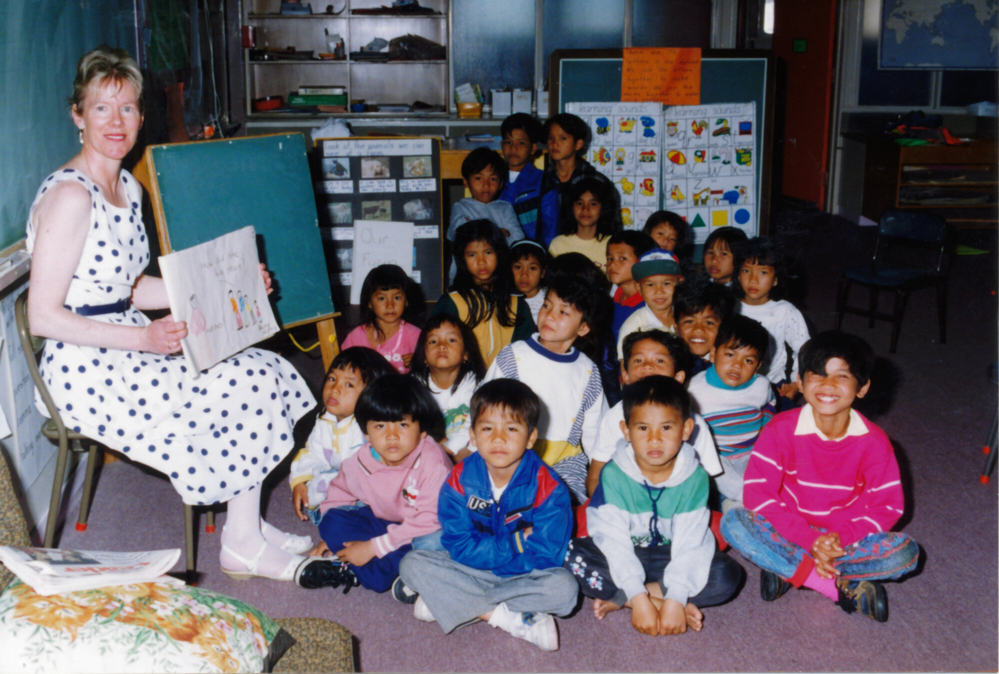 Trentham School; Stephanie Hartstein and Khmer Krom refugee children from Thailand