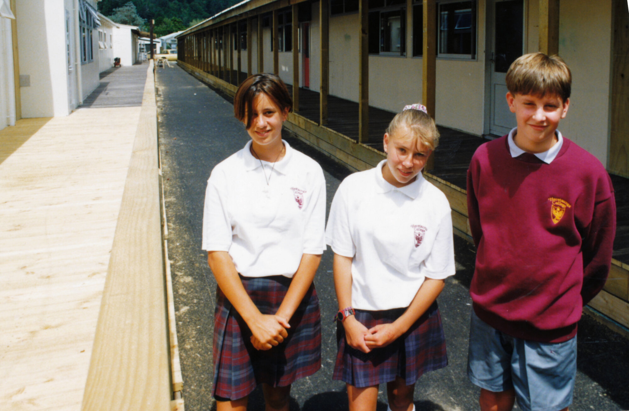 Heretaunga College; twelve temporary classrooms ready for the new year.