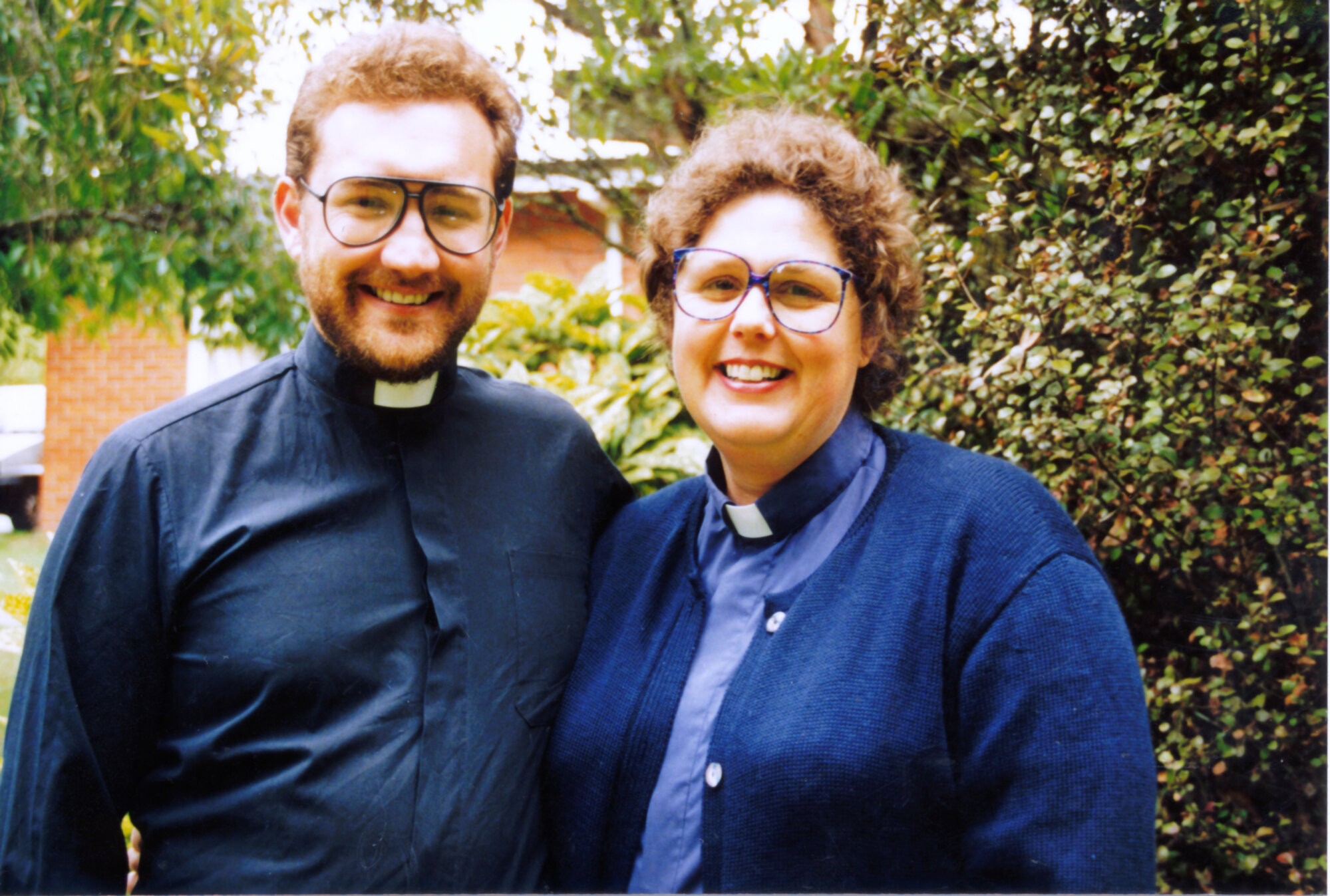 St John's church, Trentham; co-vicars Andrew and Christine Allan-Johns