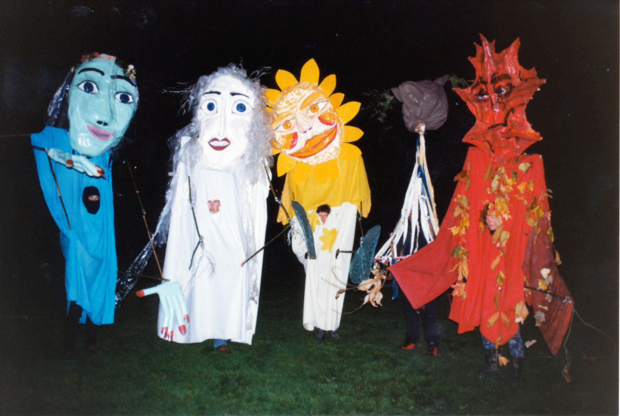 Central Institute of Technology; giant winter-solstice puppets.