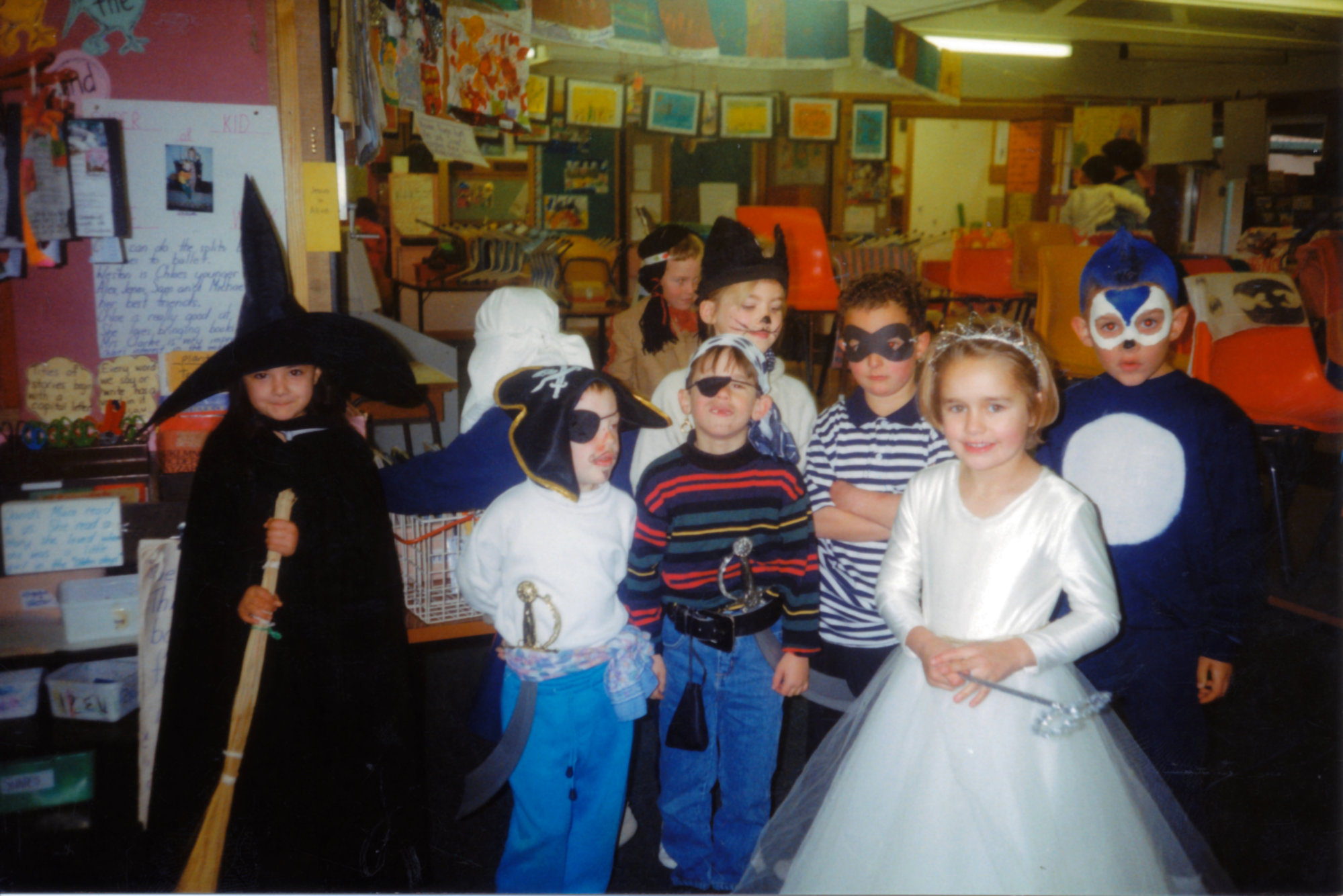 St Brendan's School; book activities fortnight; dressed up as characters.