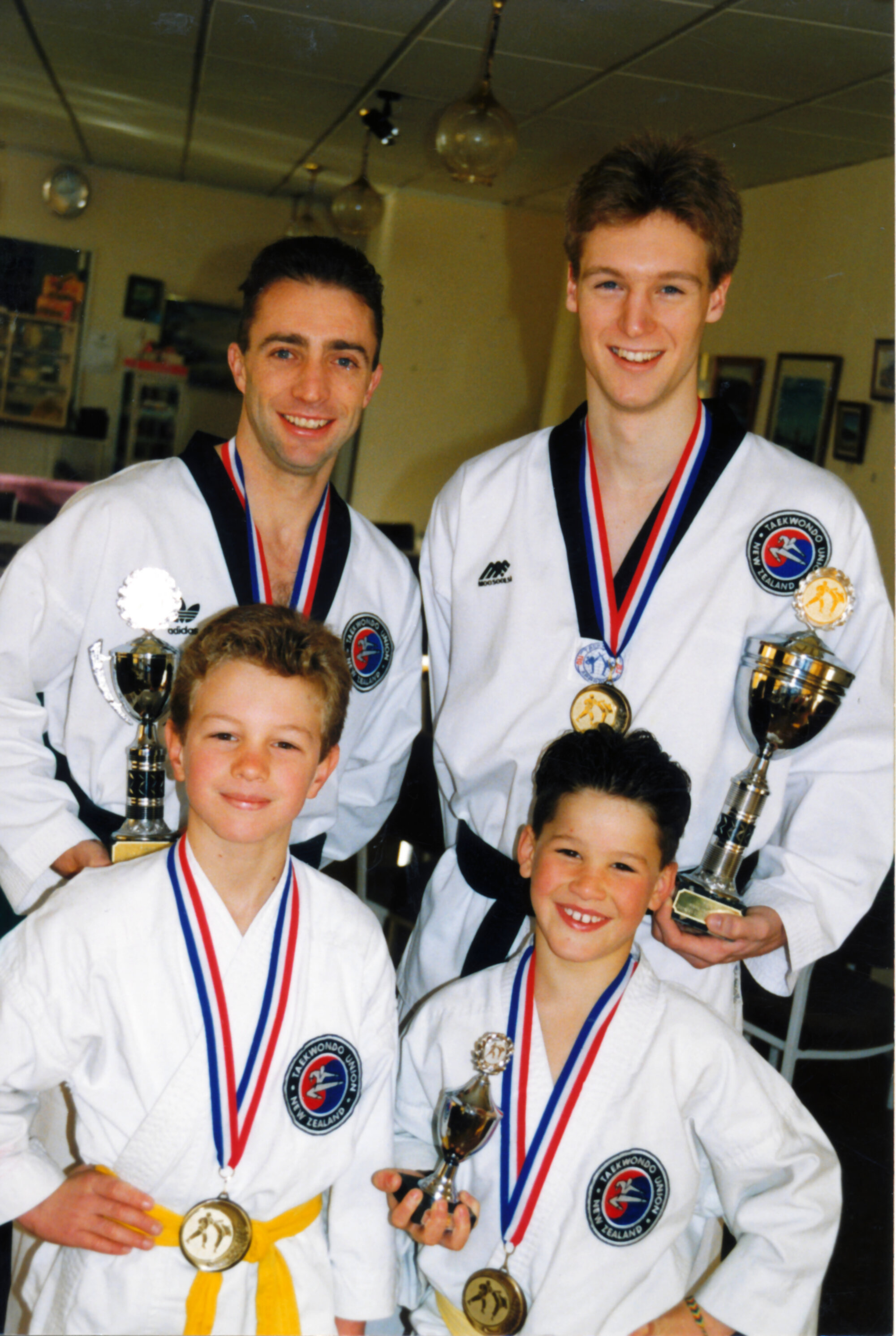 Tae Kwon Do; four national champiions from Upper Hutt.