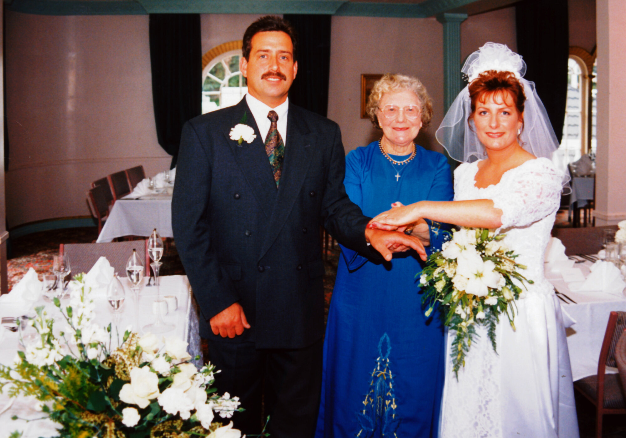 Isabel Charles, marriage celebrant; thousandth wedding; Ray Thompson, Dianne Wilson.